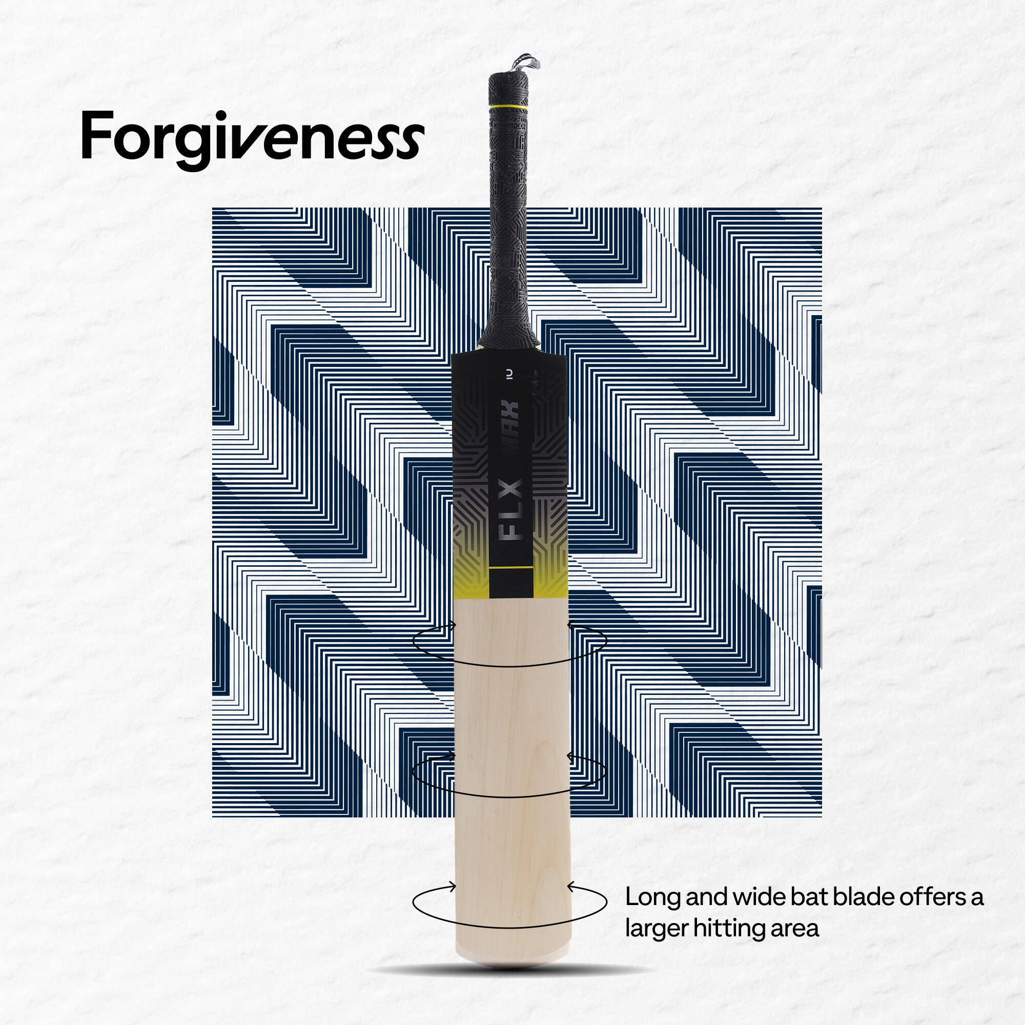 Cricket Bat for Soft & Medium Tennis Ball SH T500 Max - Dark Lime -  4