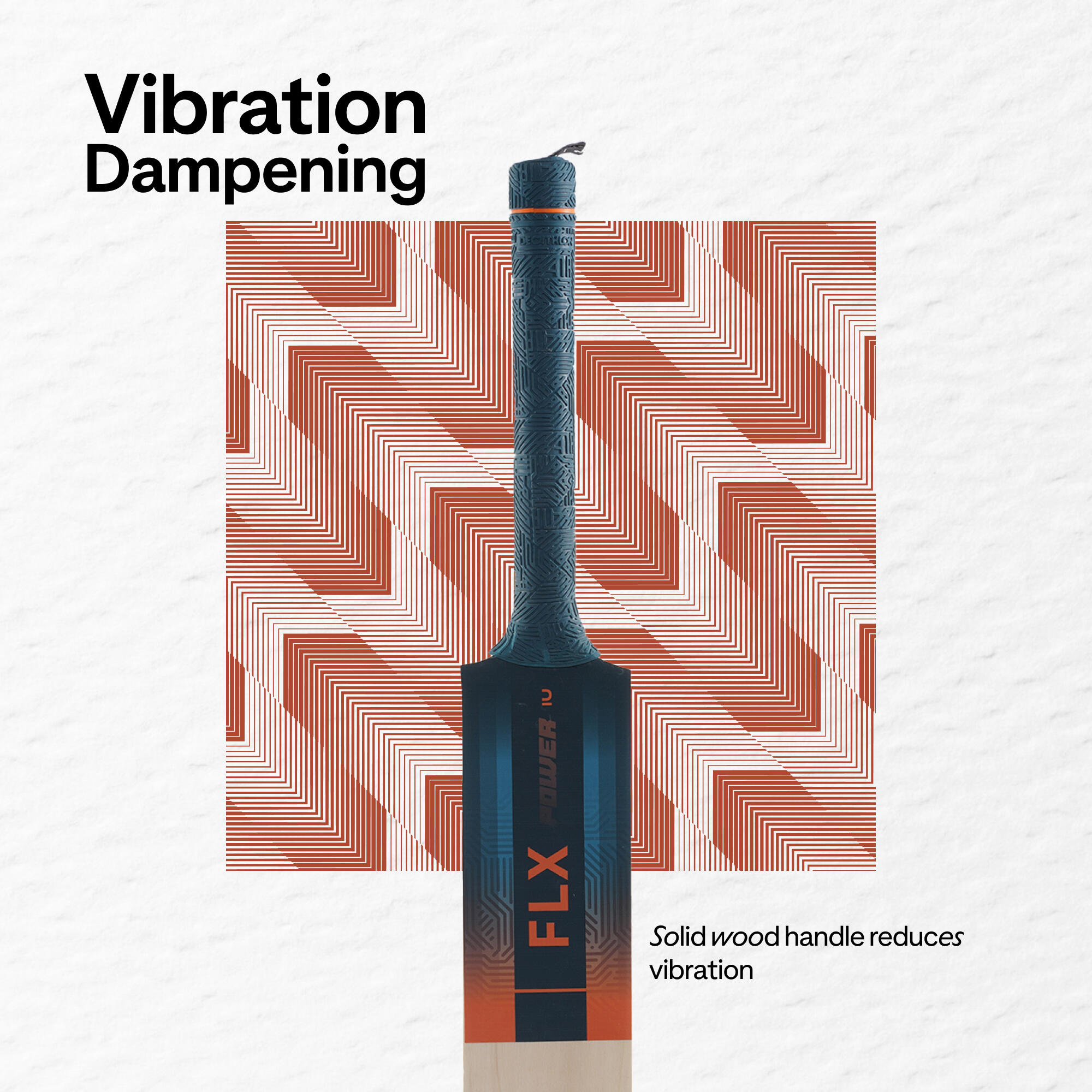 Cricket Bat for Soft & Medium Tennis Ball T500 Power - Blue