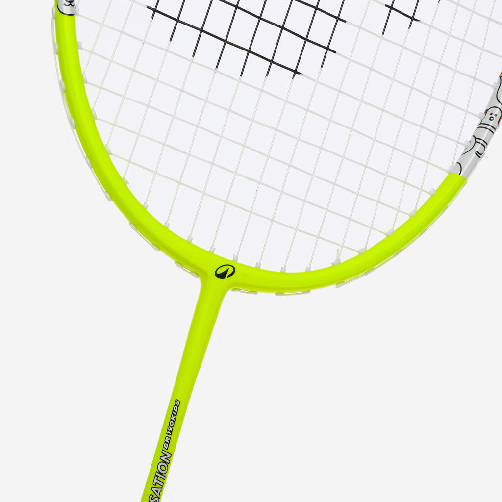 Žuti dečji reket za badminton BR SENSATION 190 EASY KID