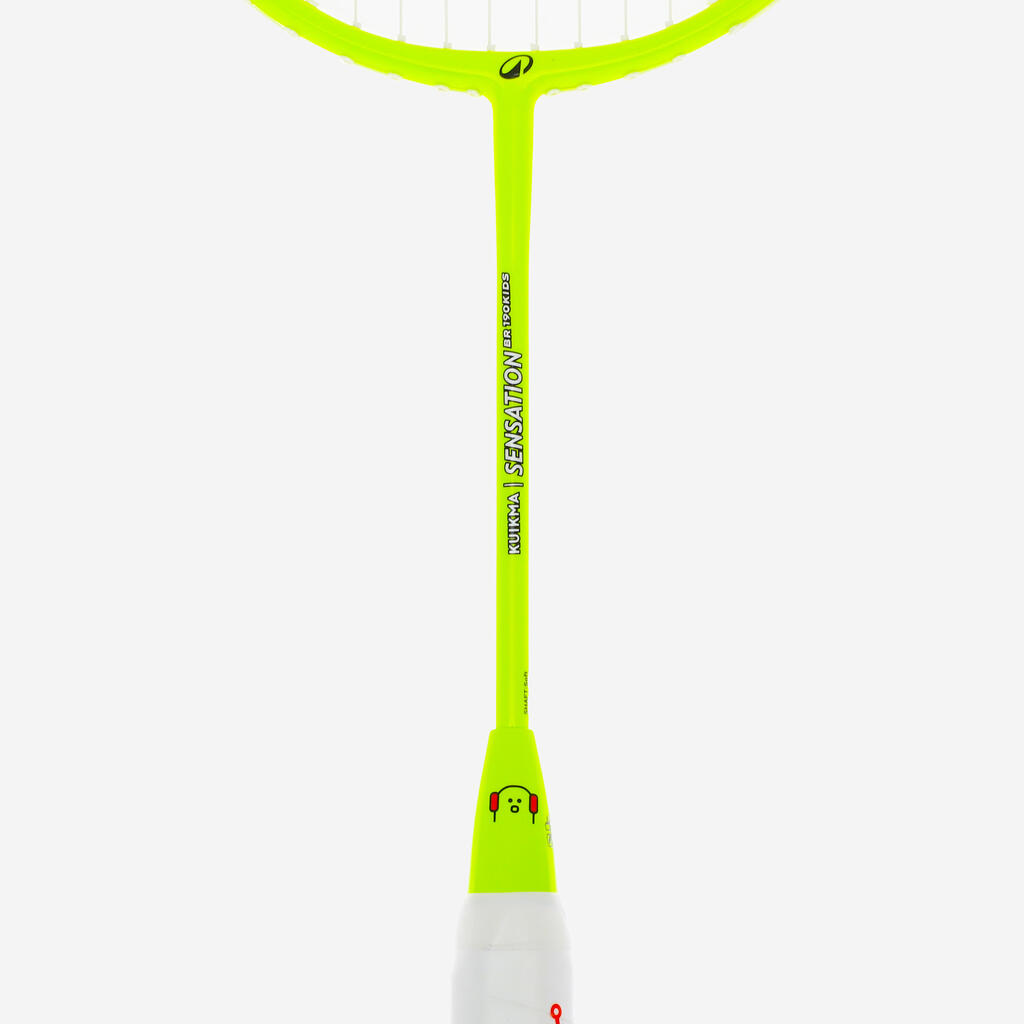 Žuti dečji reket za badminton BR SENSATION 190 EASY KID