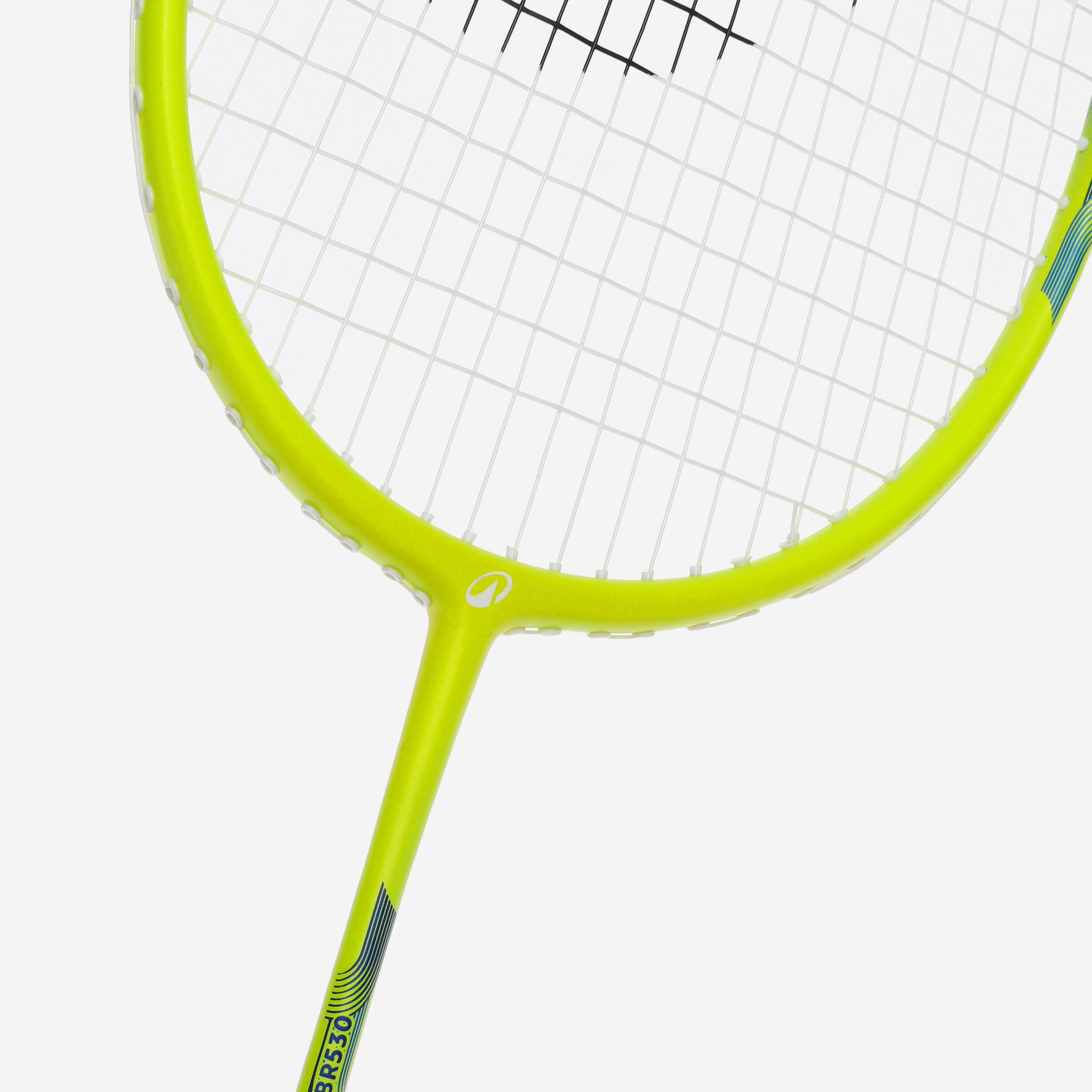 ADULT BADMINTON RACKET BR SENSATION 530 LIME -  5