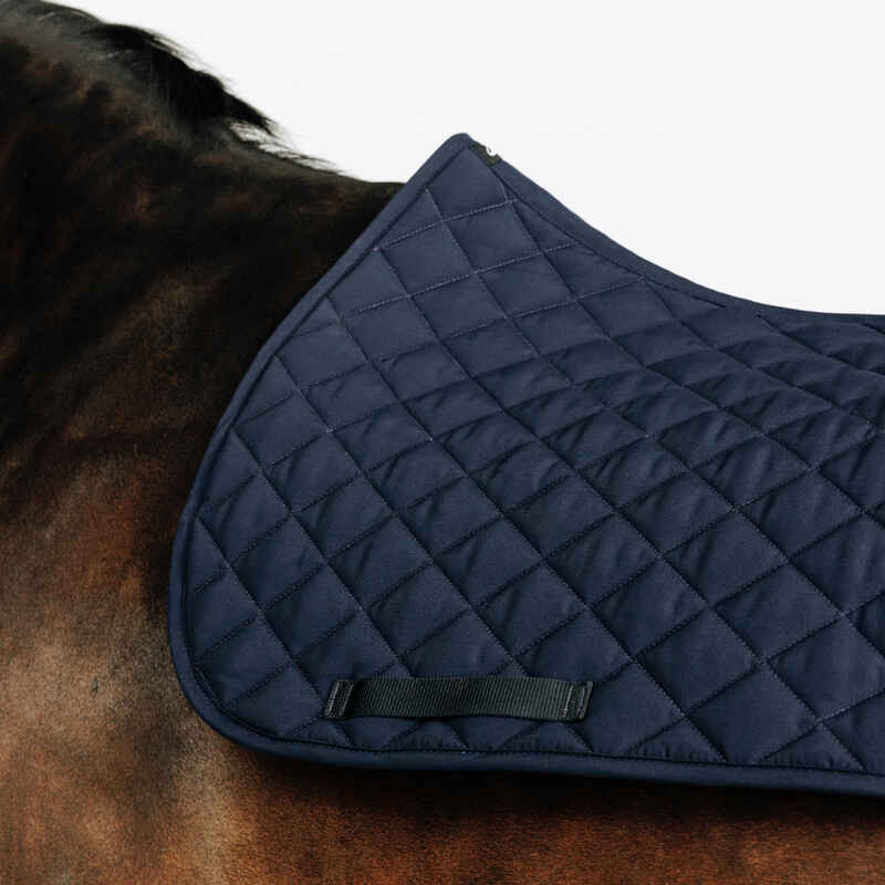 Horse Saddle Cloth 100 - Navy - Decathlon
