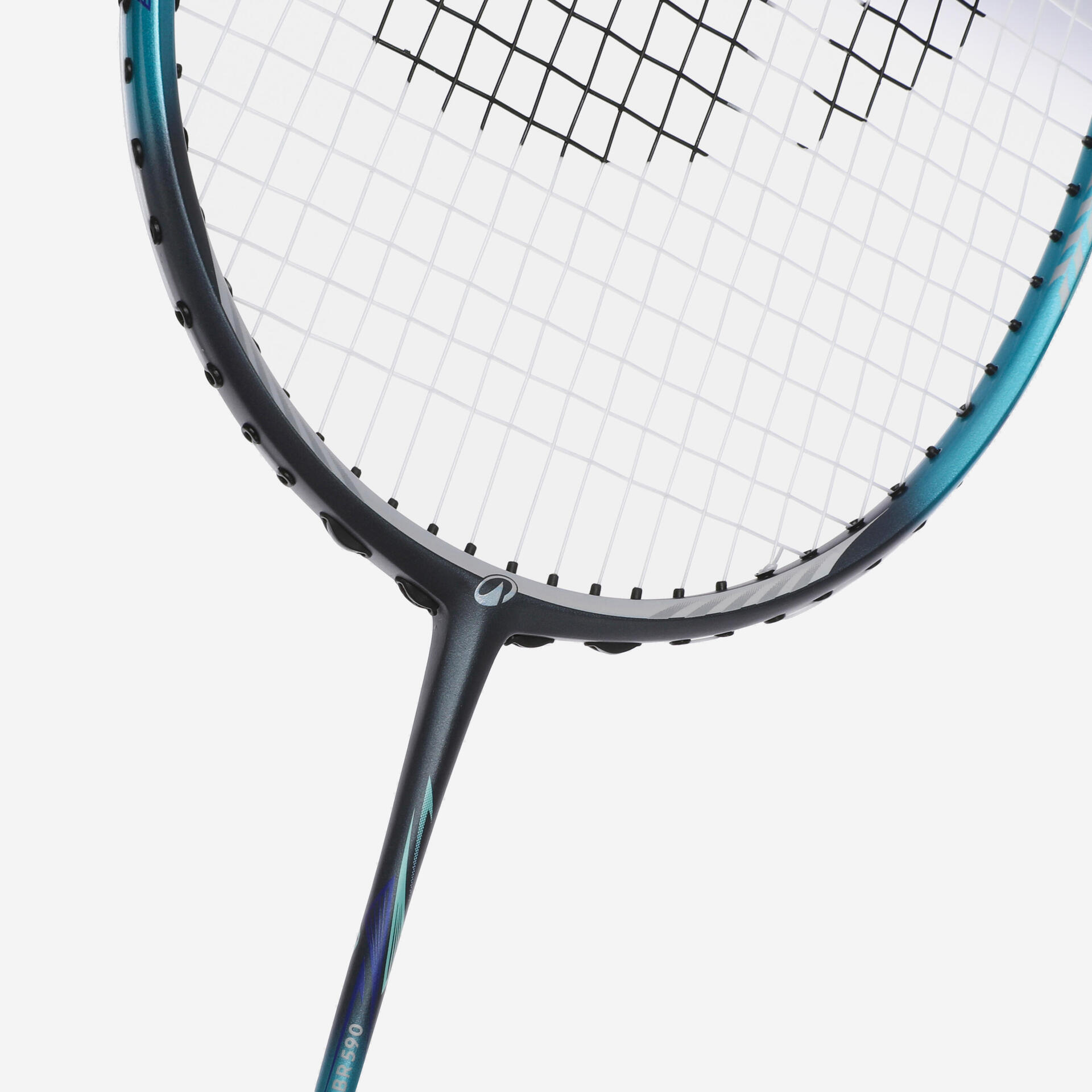 High Forgiving Carbon Fibre Badminton Racket - BR PERFORM 590 - Turquoise