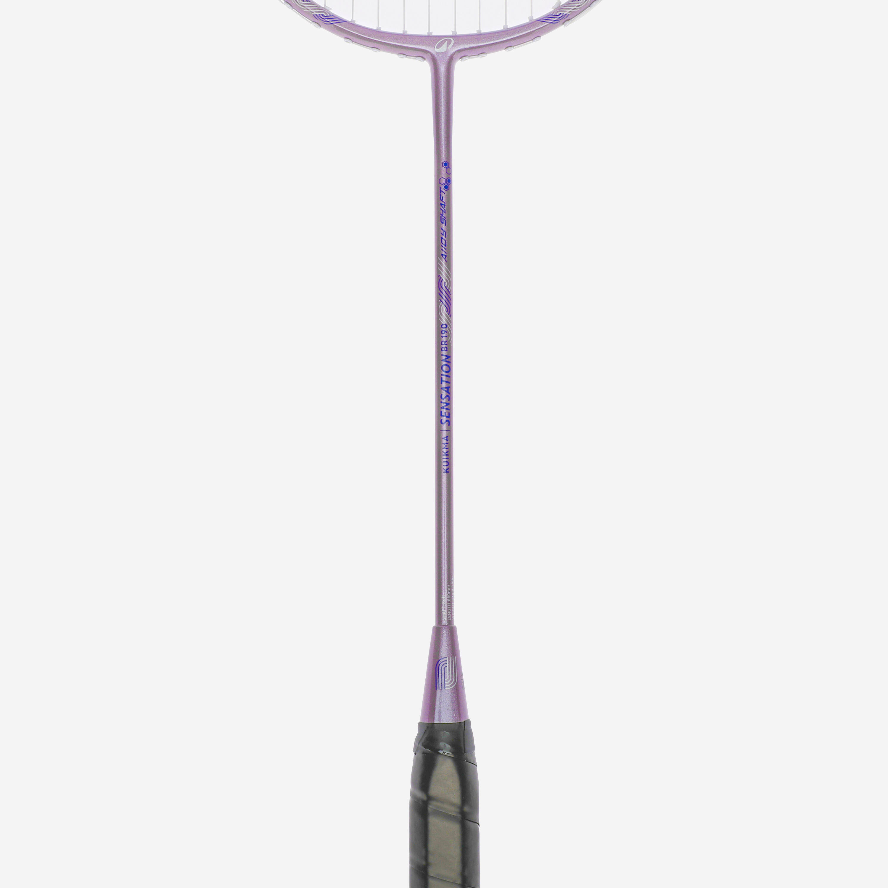 ADULT BADMINTON RACKET BR SENSATION 190 PURPLE -  4