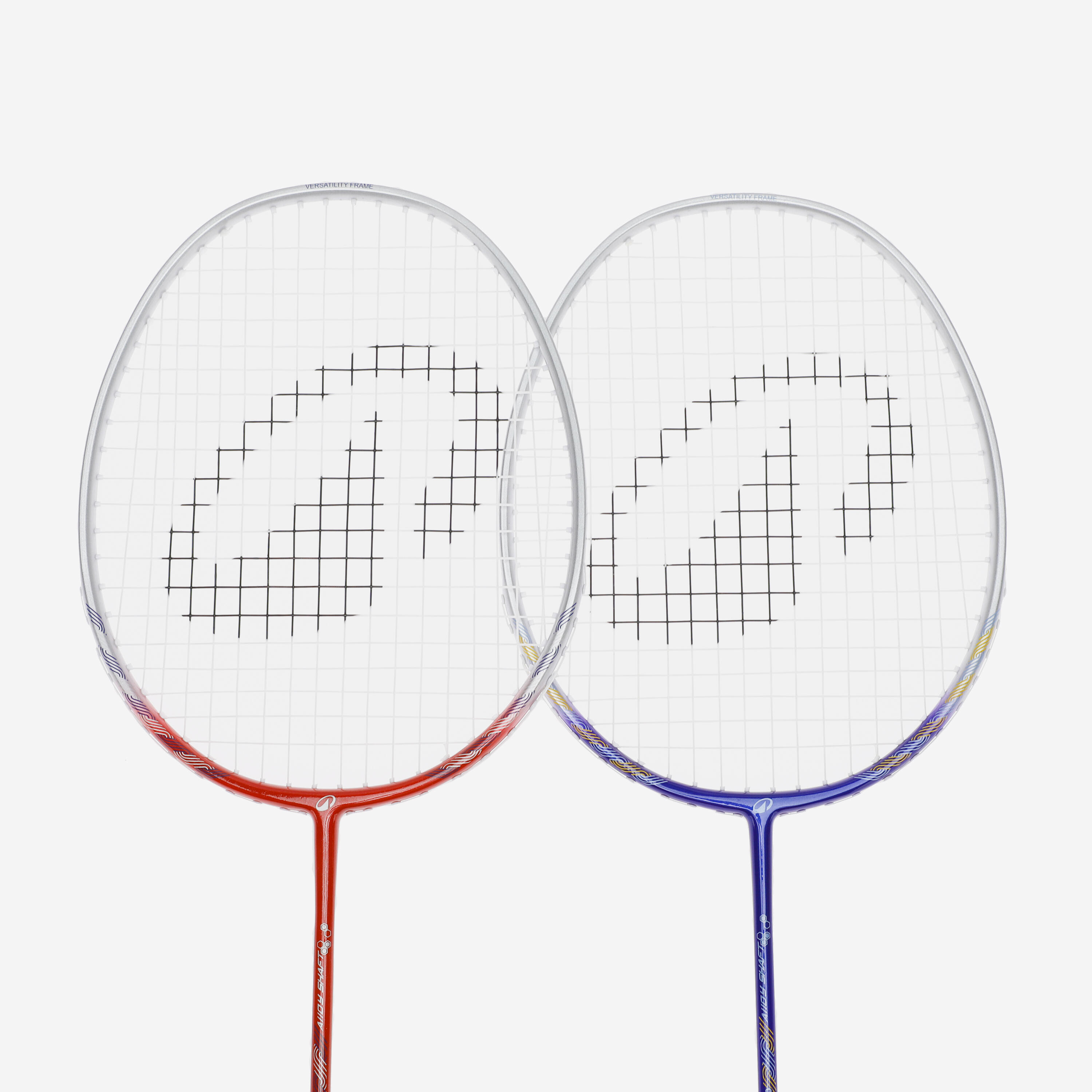Badminton 2-Racket Set - Sensation 190 Blue Red - Perfly - Decathlon