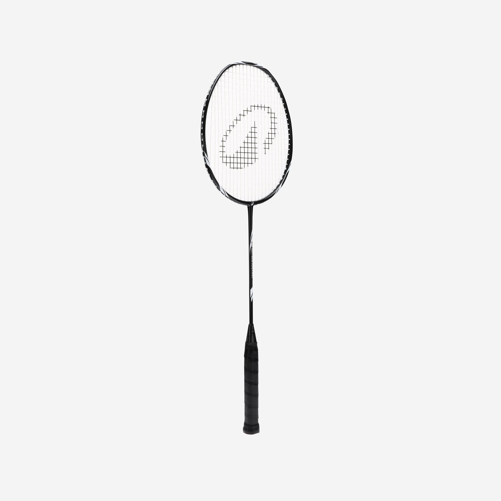Badminton Racket Blk Wht ADULT BADMINTON RACKET BR SENSATION 500 BLACK