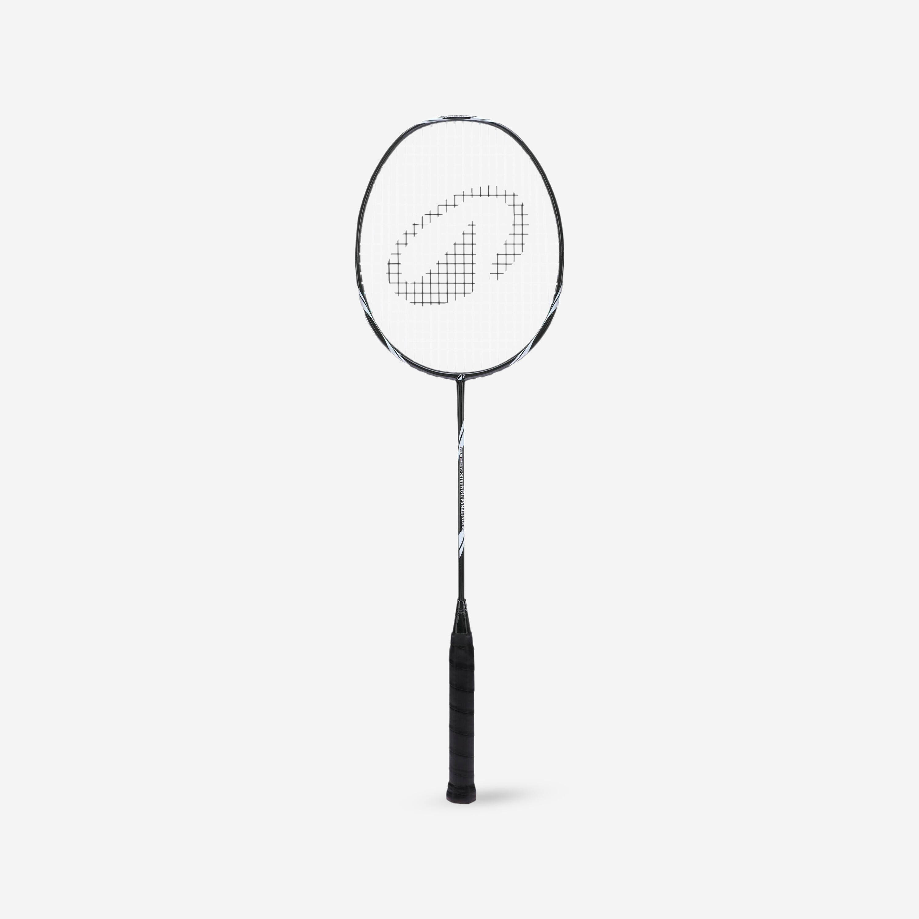 ADULT BADMINTON RACKET BR SENSATION 500 BLACK -  1