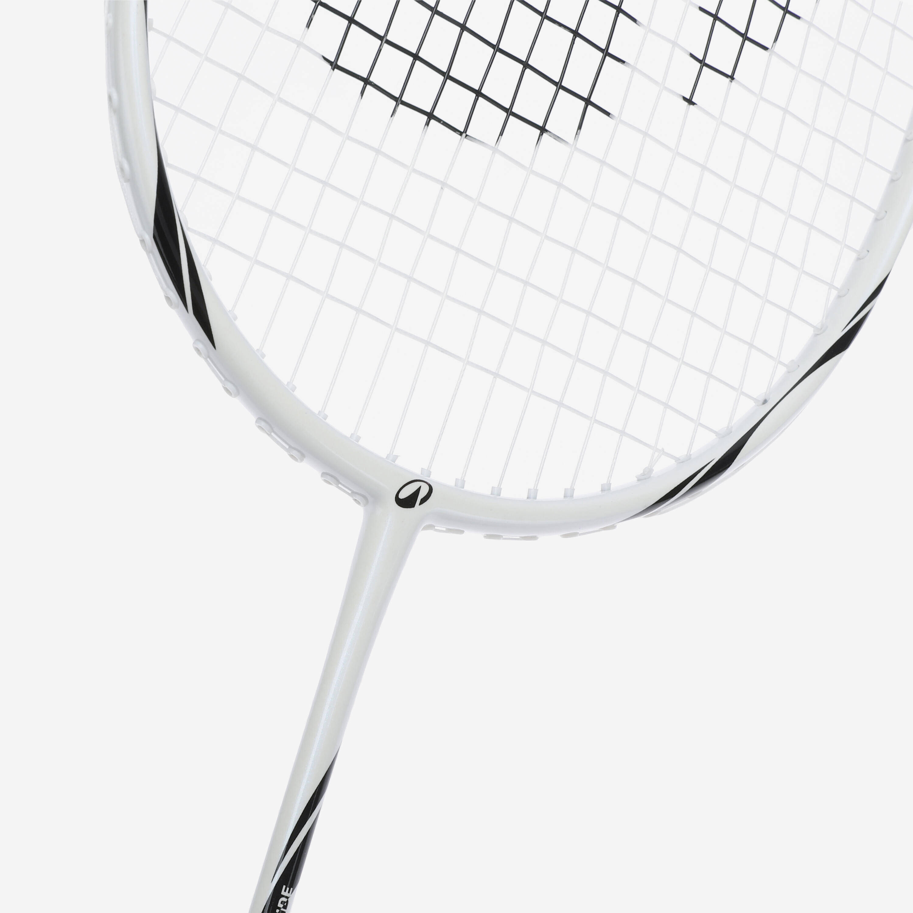 ADULT BADMINTON RACKET BR SENSATION 500 WHITE -  3