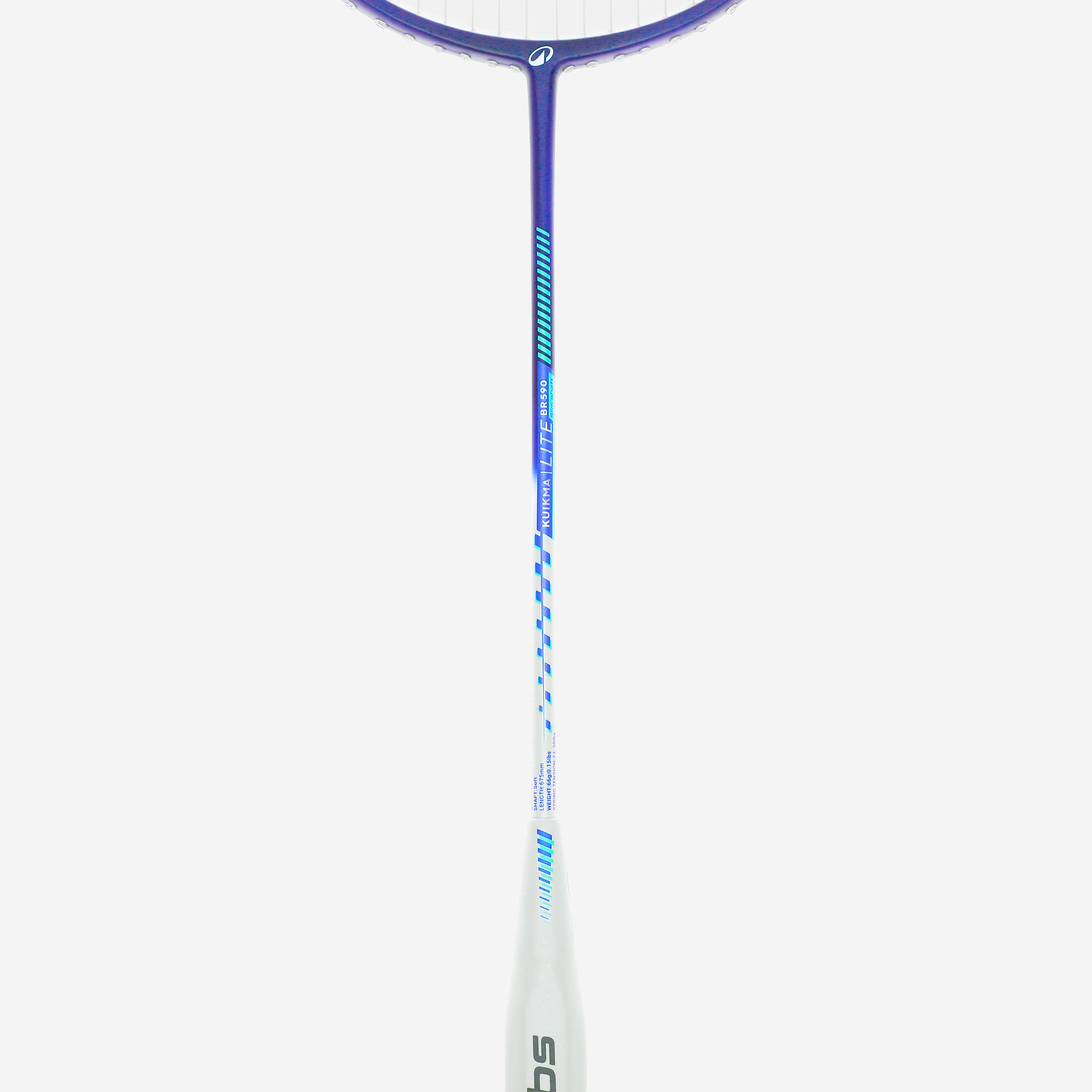 ADULT BADMINTON RACKET BR LITE 590 TURQUOISE -  4