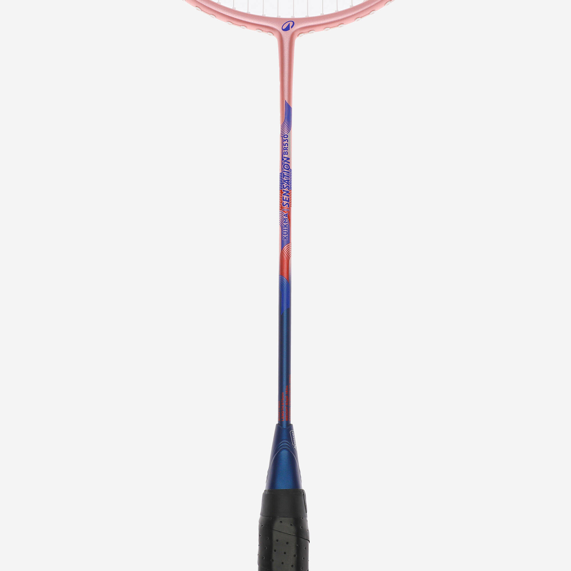 ADULT BADMINTON RACKET BR SENSATION 530 PINK -  4