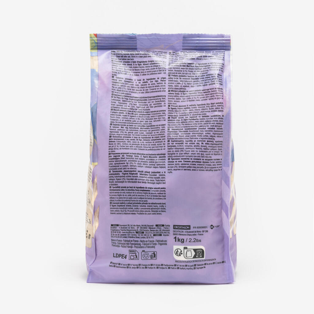 Hobuste ja ponide maius Fougatreat Natural, 1 kg, võilill/lutsern