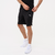 Short active homme, noir