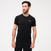T-shirt active à manches courtes homme, noir