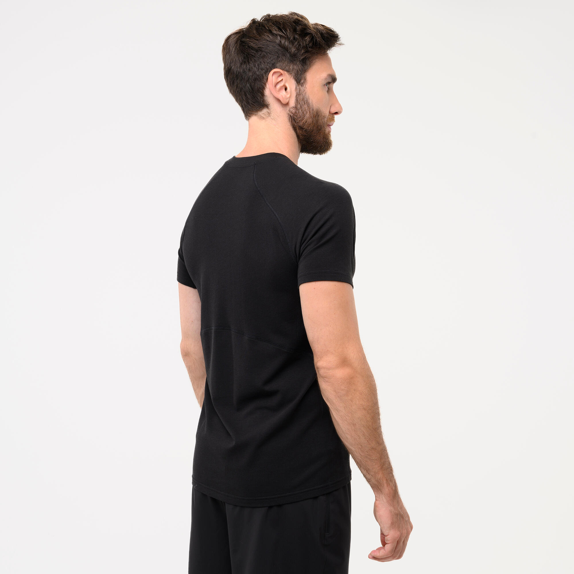 Heren-T-shirt active zwart 4/6