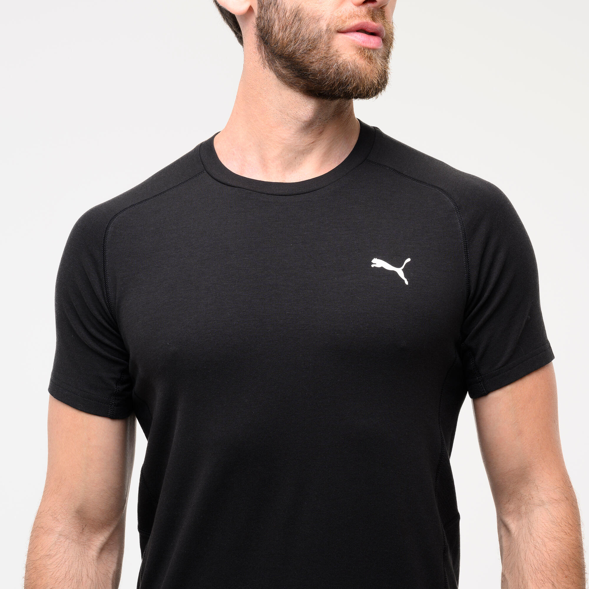 PUMA Pánske tričko Puma Active s krátkym rukávom – čierne S · záber 6