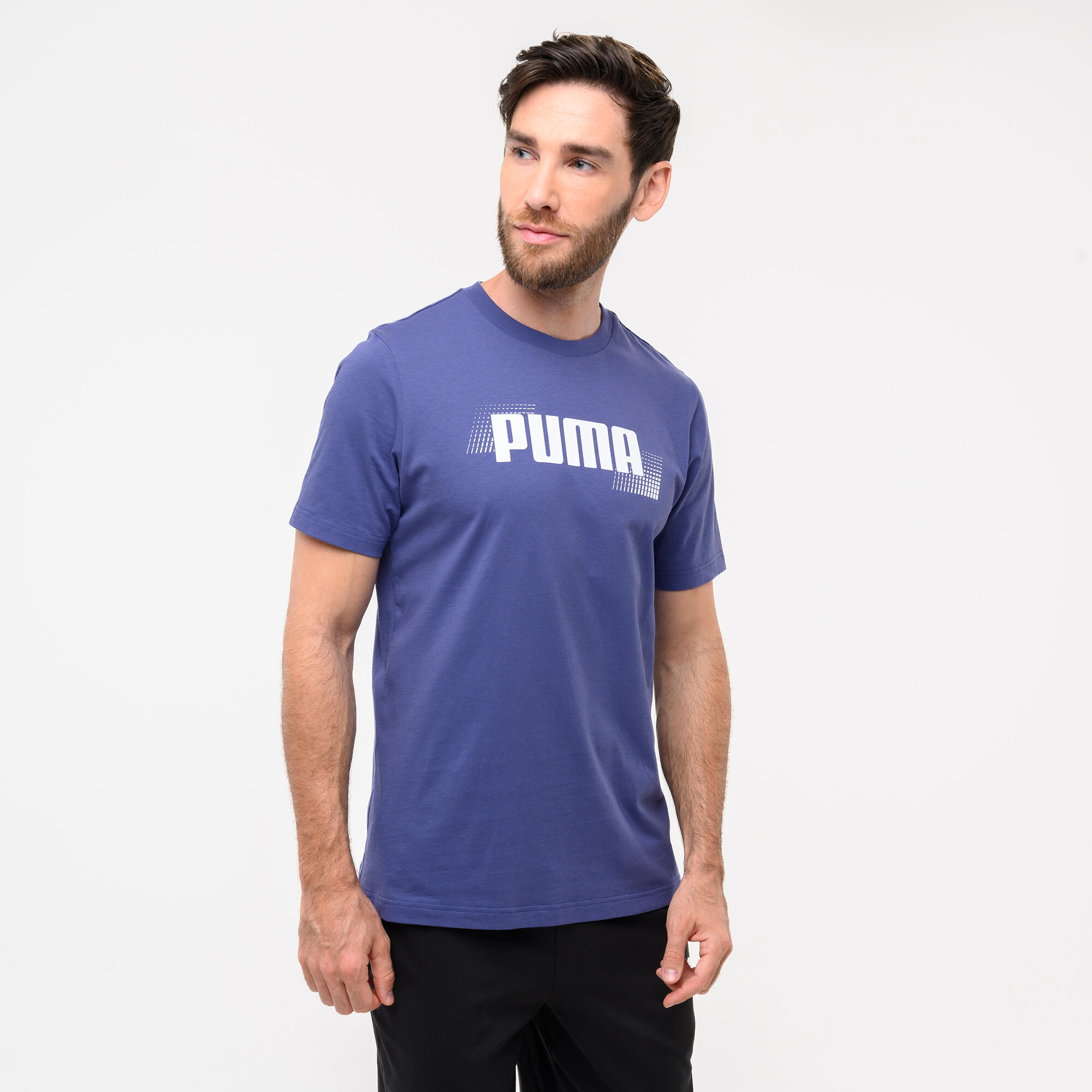 Tricou bumbac Puma Albastru Bărbați