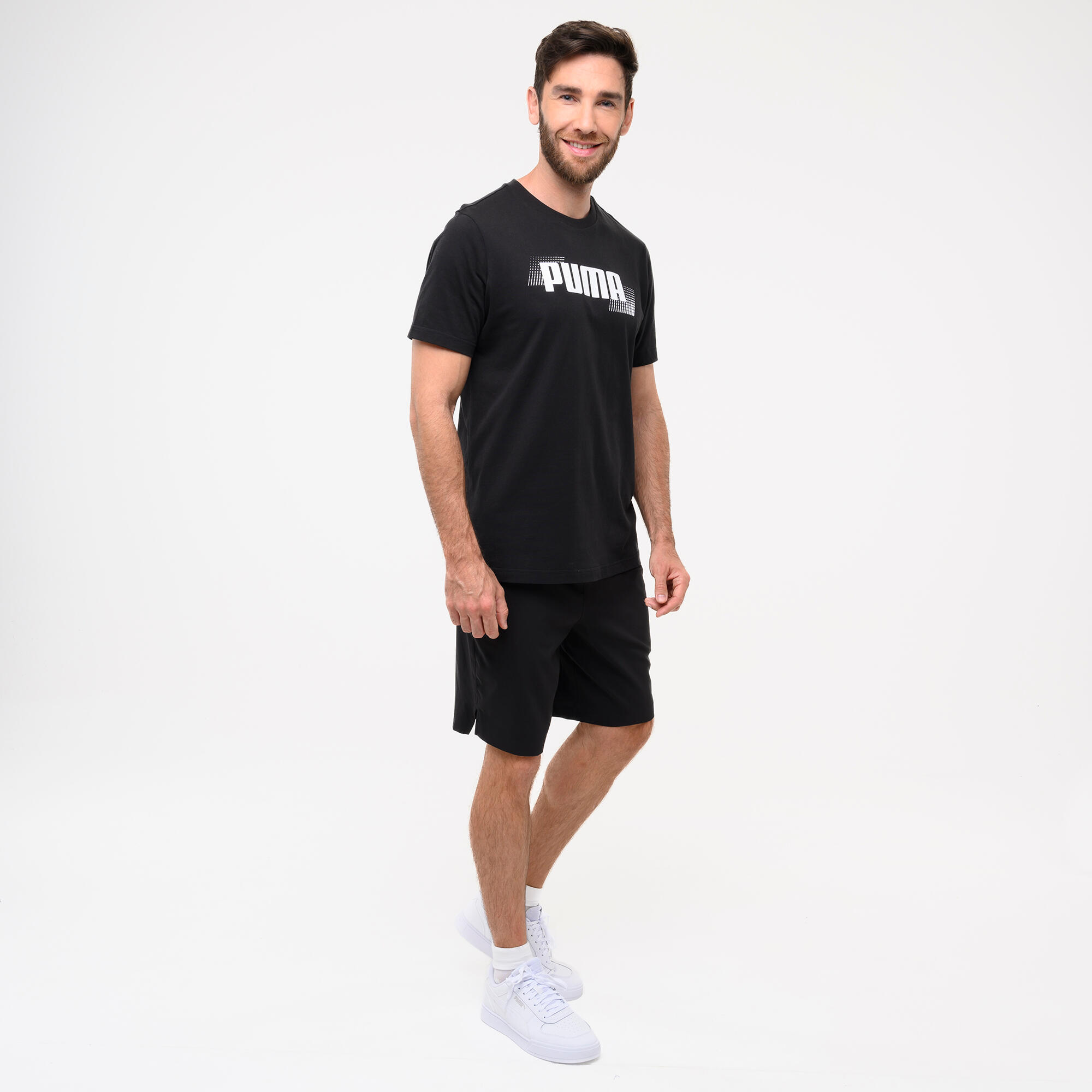 Camiseta Puma Hombre Negro Algodón Manga Corta 5/5