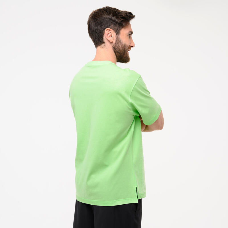 T-shirt en coton à manches courtes homme, vert
