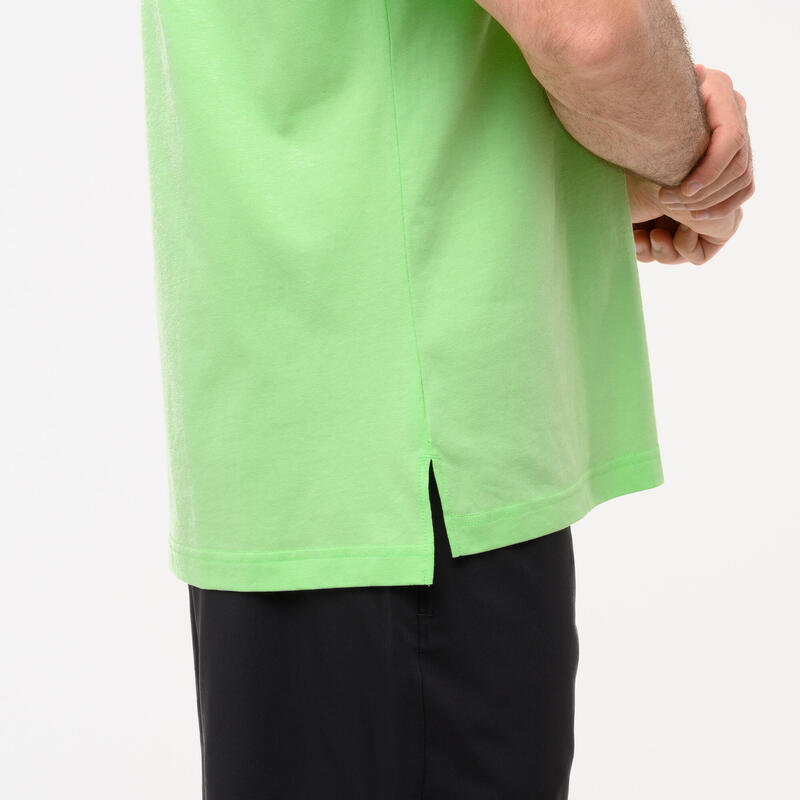 T-shirt en coton à manches courtes homme, vert