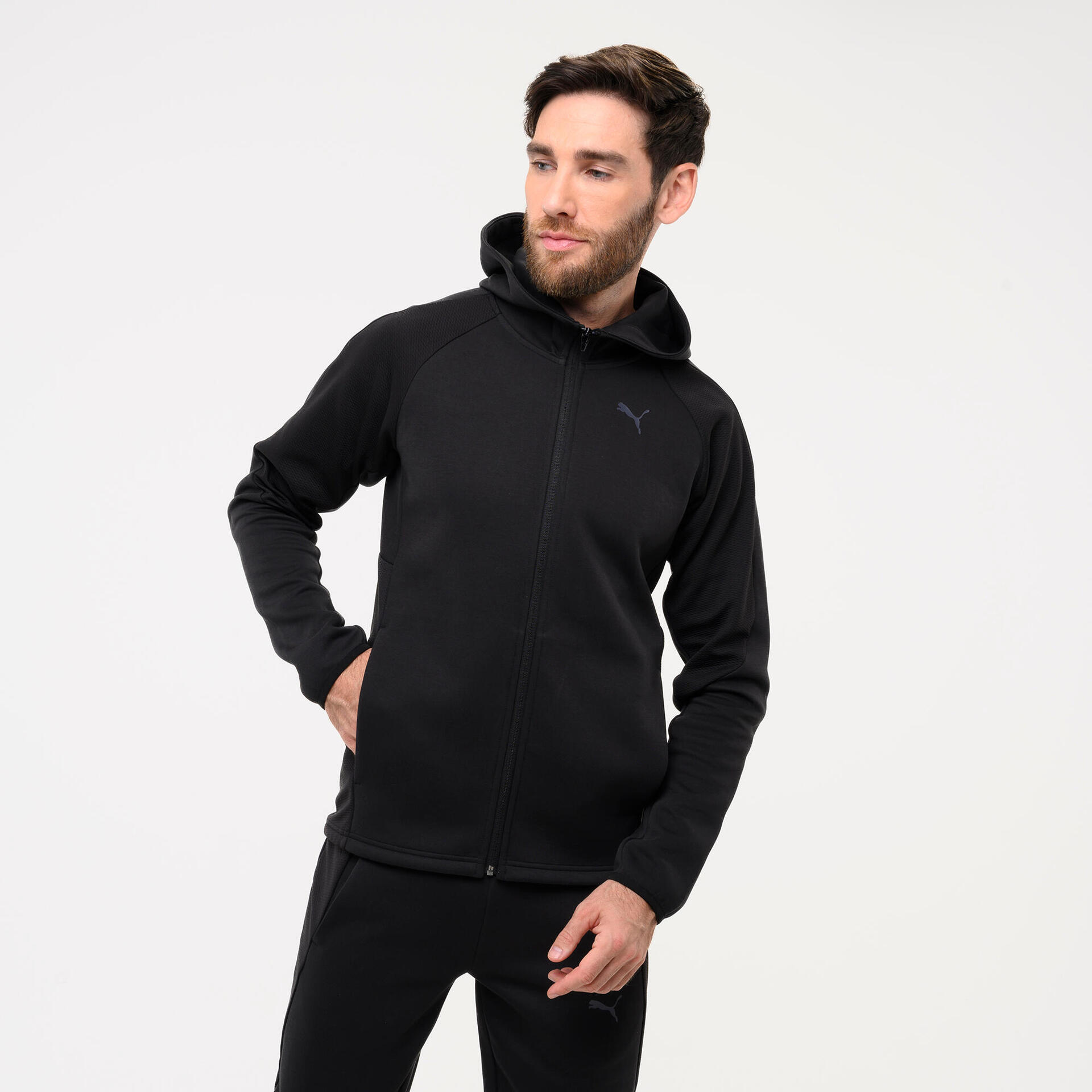 Sweat à capuche zippé active homme, noir - Produits - - PUMA-Decathlon PRO - Clubs - Entreprises - Collectivités - Associations