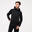 Sweat à capuche zippé active homme, noir
