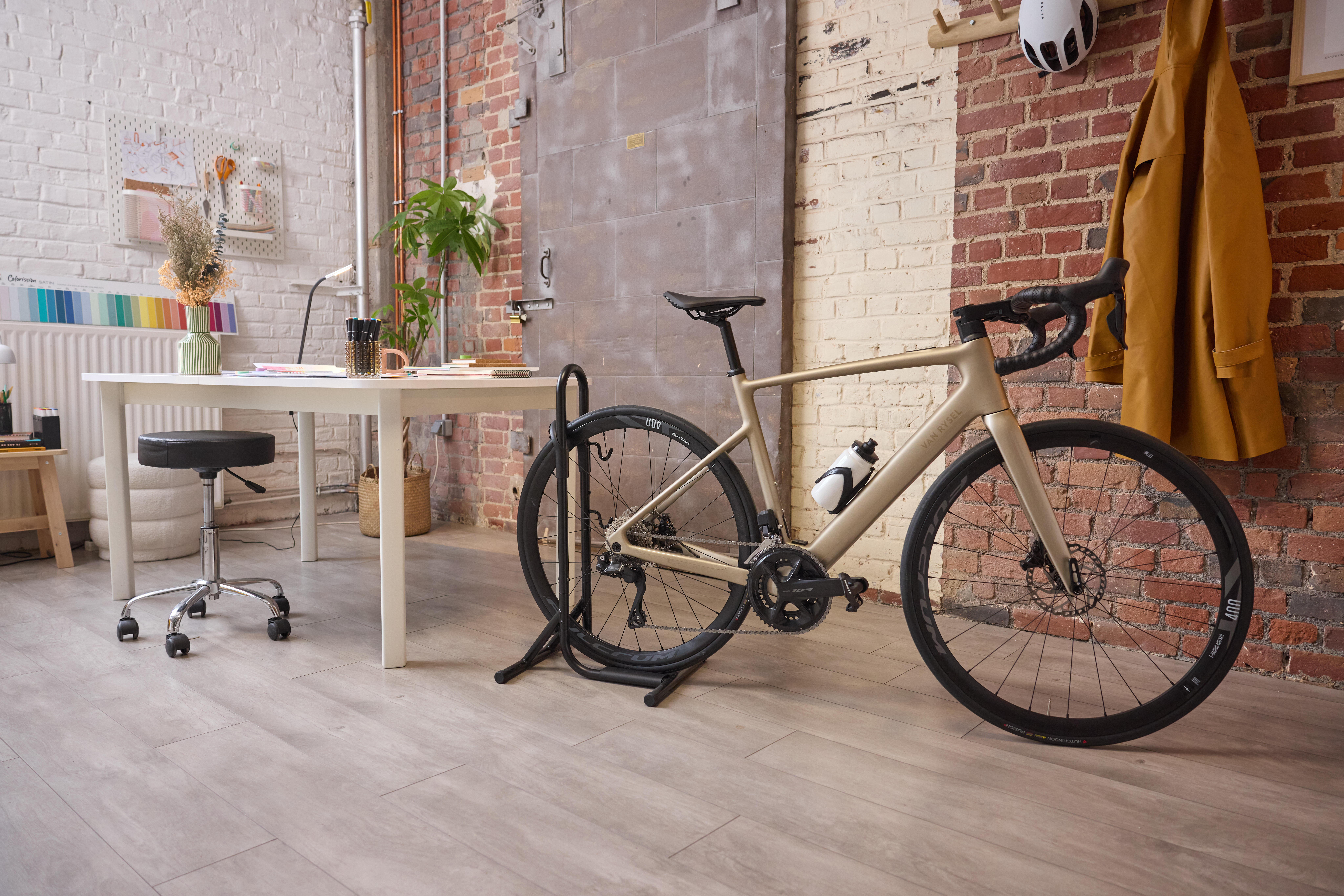 Support 2 en 1 pour 1 vélo au sol - DECATHLON