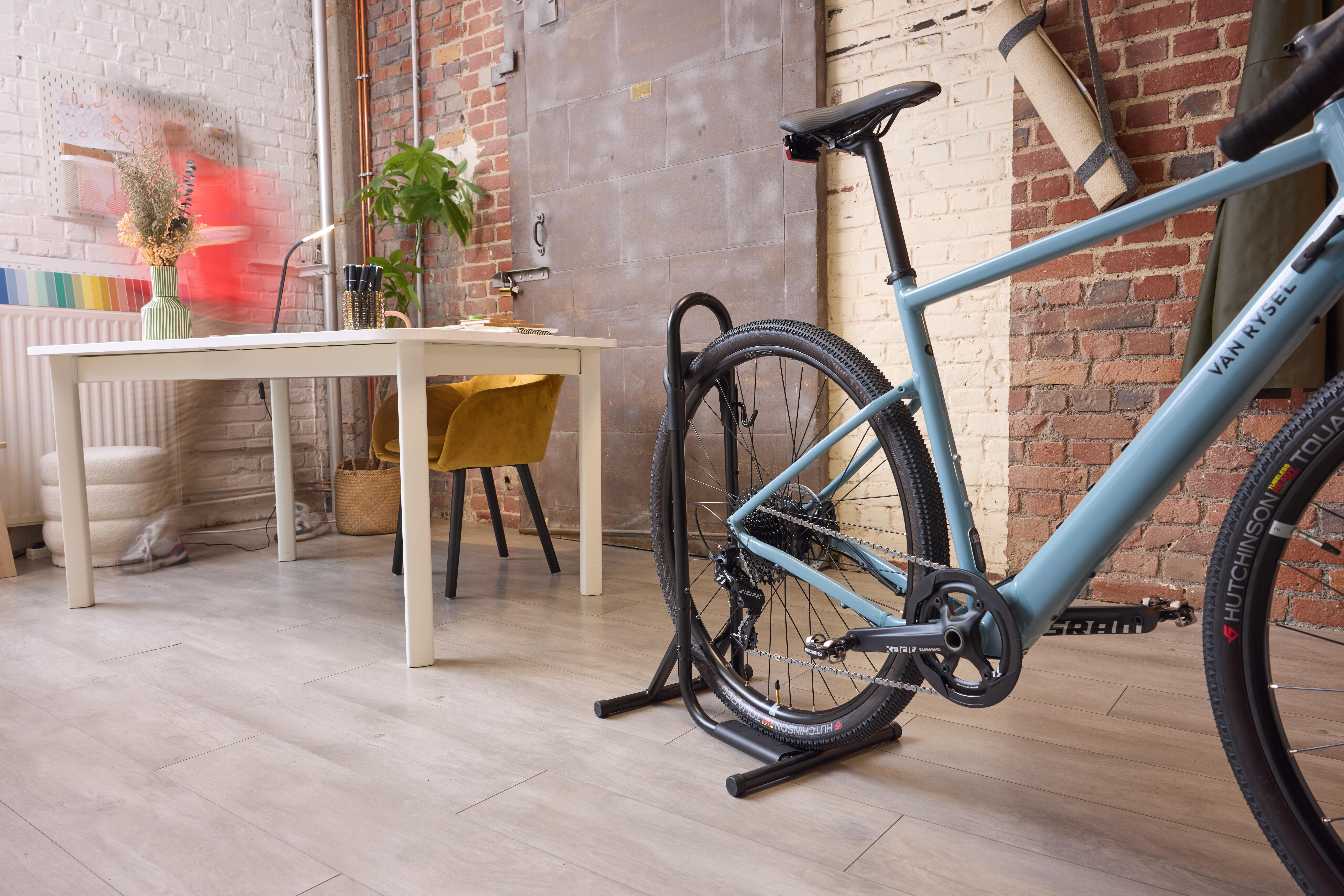 Support 2 en 1 pour 1 vélo au sol - DECATHLON