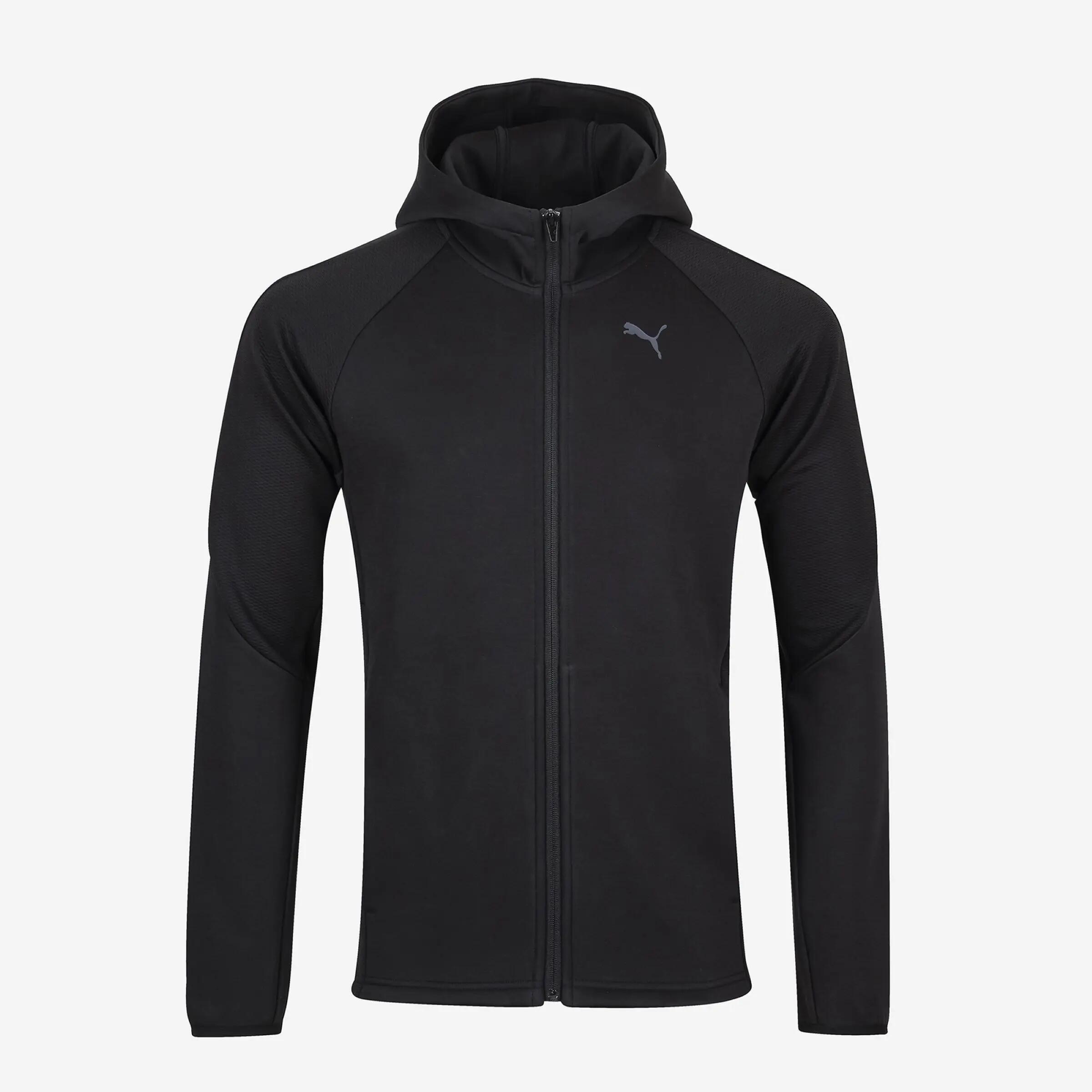 Sudadera Puma Active Hombre Negro Cremallera Capucha 8/8