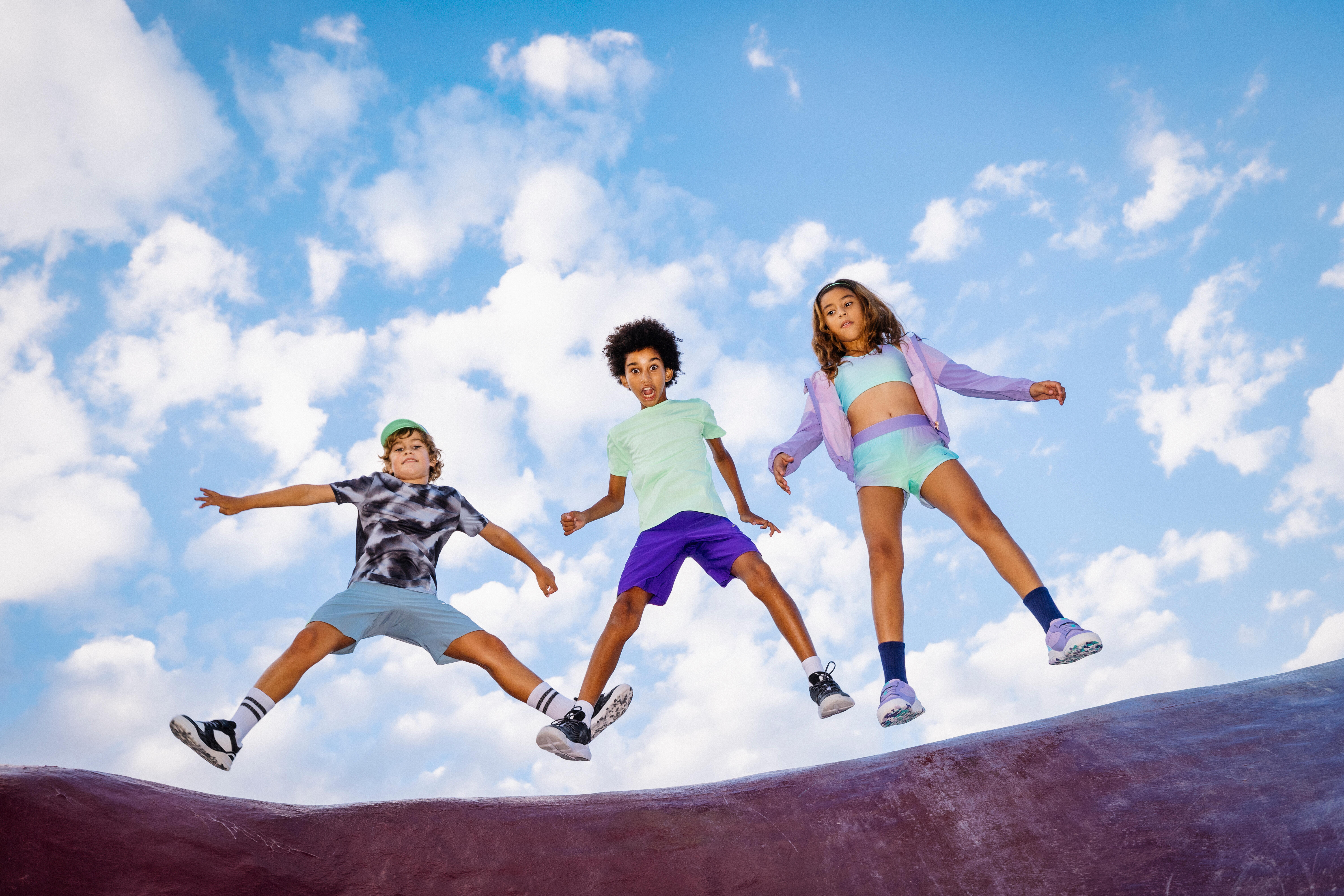 Kids' 2-in-1 Breathable Shorts with Print - DECATHLON