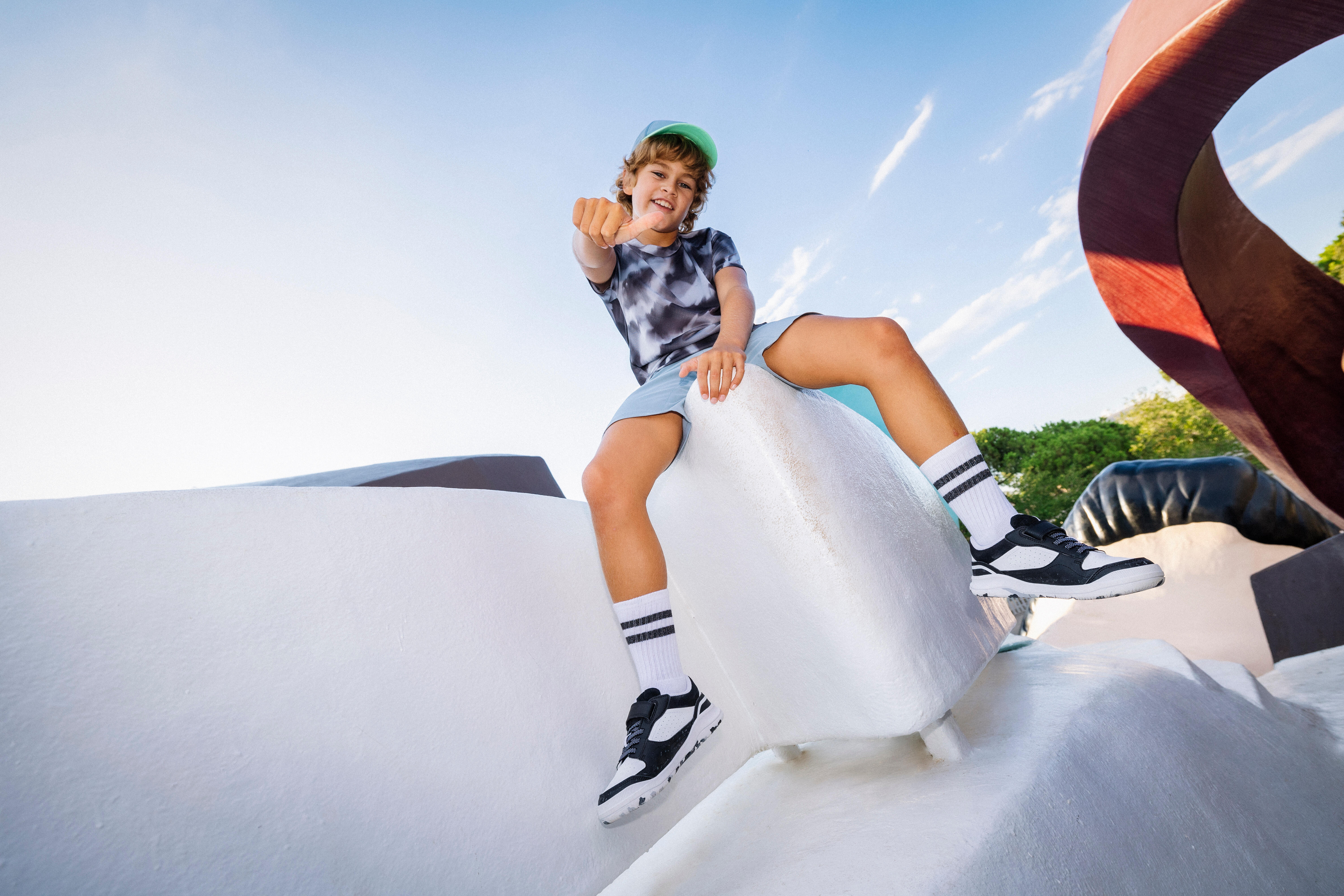 Kids' Breathable Sports T-Shirt with Print - DECATHLON