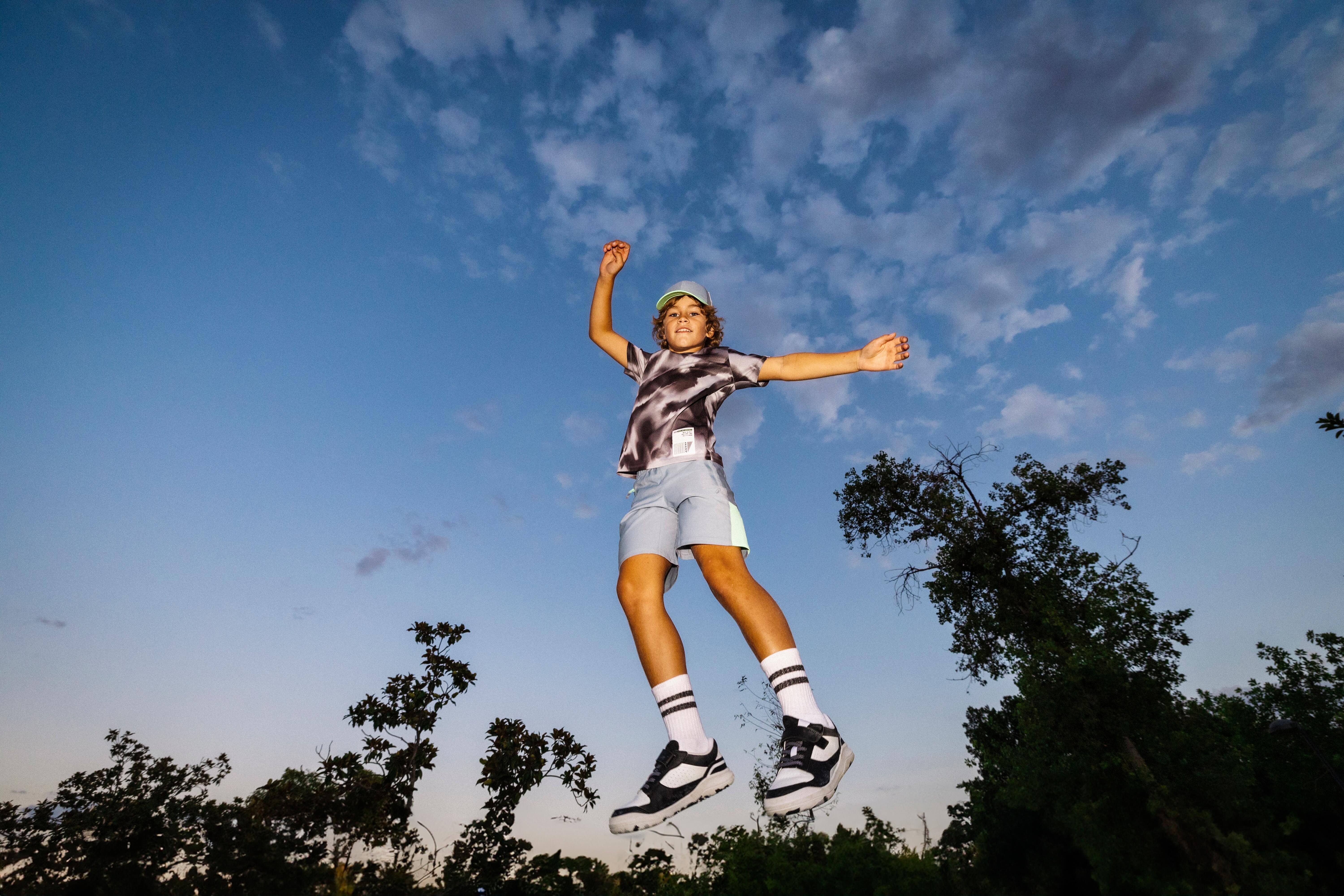Kids' Breathable Sports T-Shirt with Print - DECATHLON