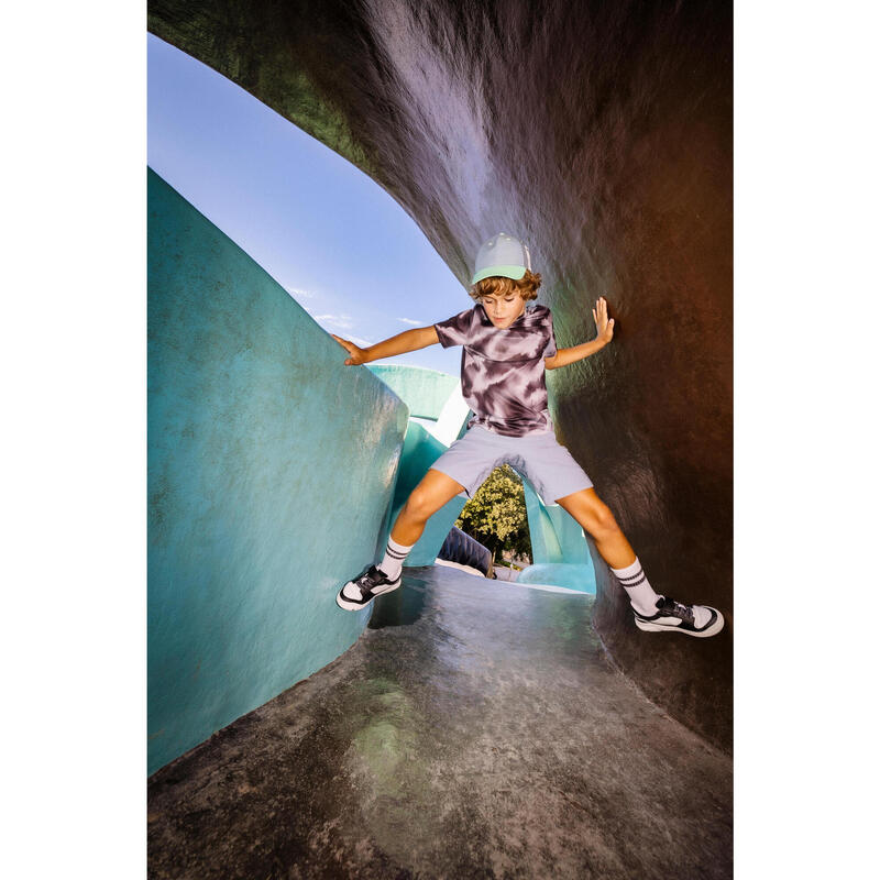 Çocuk Cırt Cırtlı Spor Ayakkabı - Siyah/Beyaz - Playventure Yard