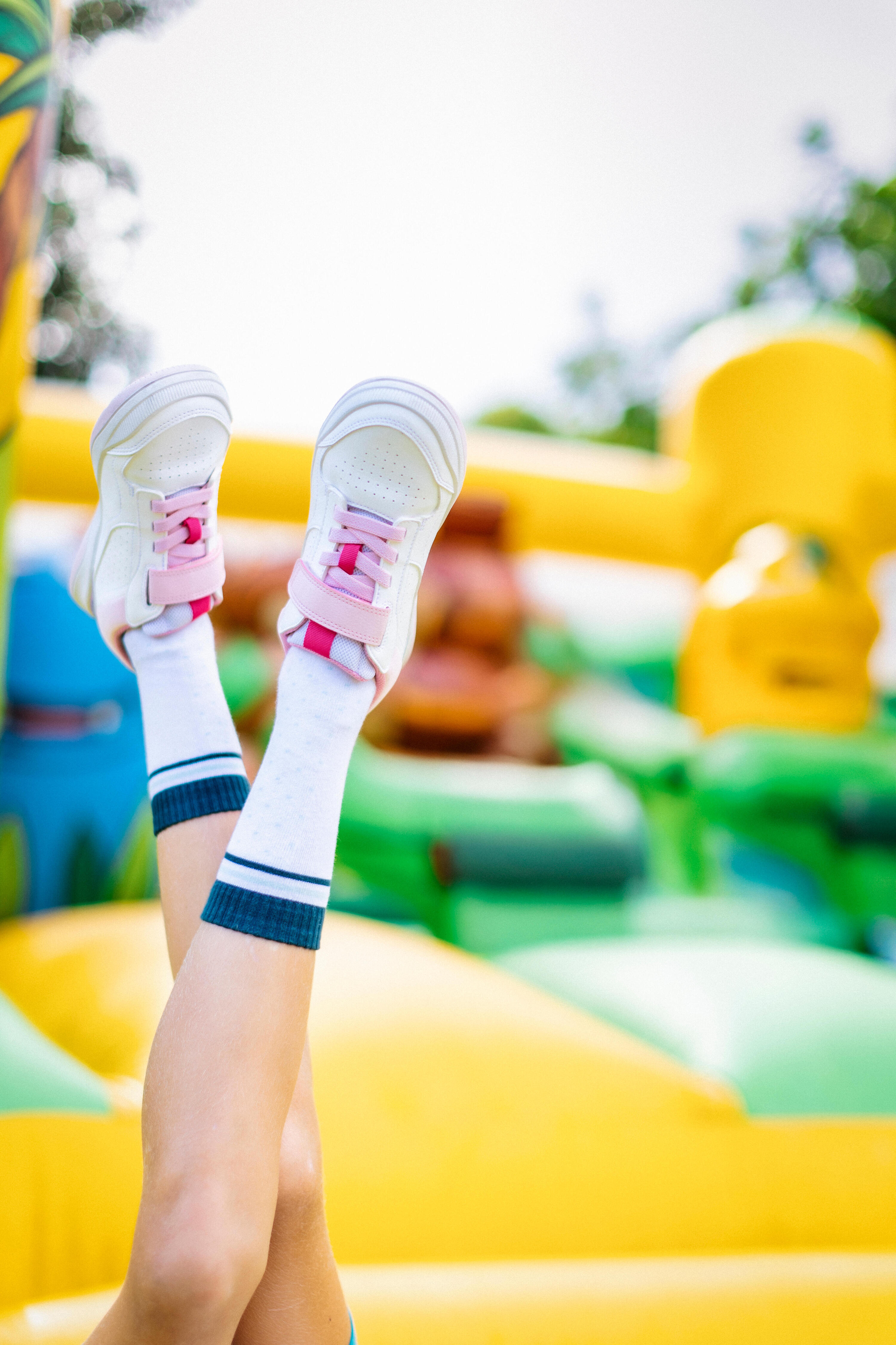 Chaussures à lacets et bande autoagrippante enfant, Playventure yard 7/10