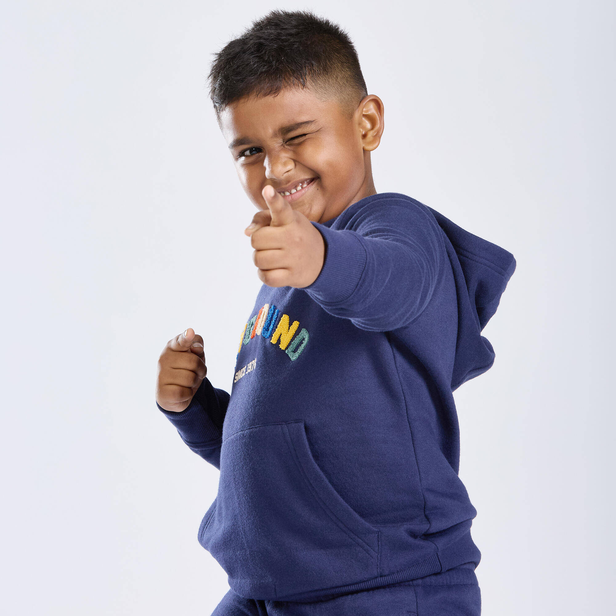 Kids' Cotton Hooded Sweatshirt -  2
