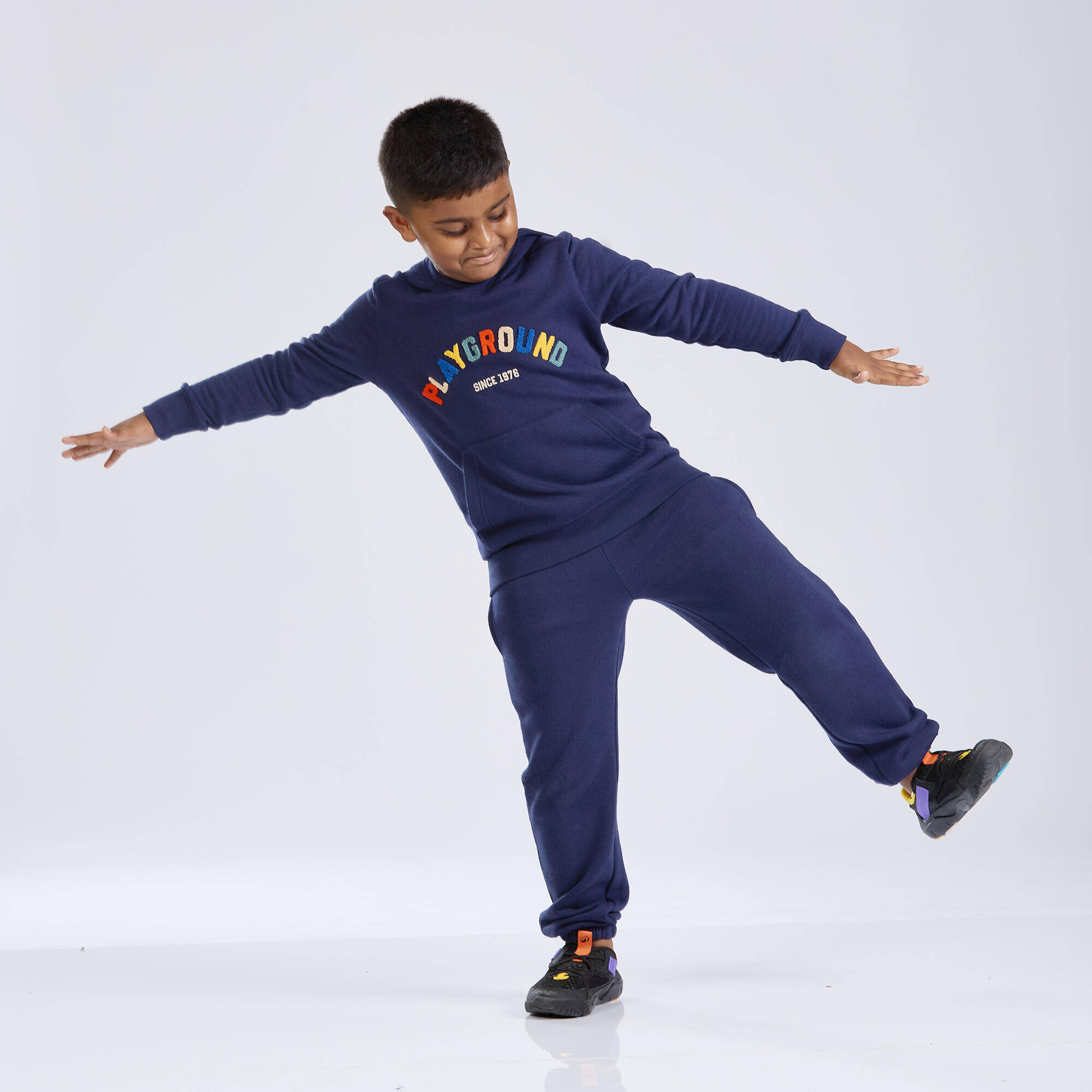 Kids' Cotton Hooded Sweatshirt -  3