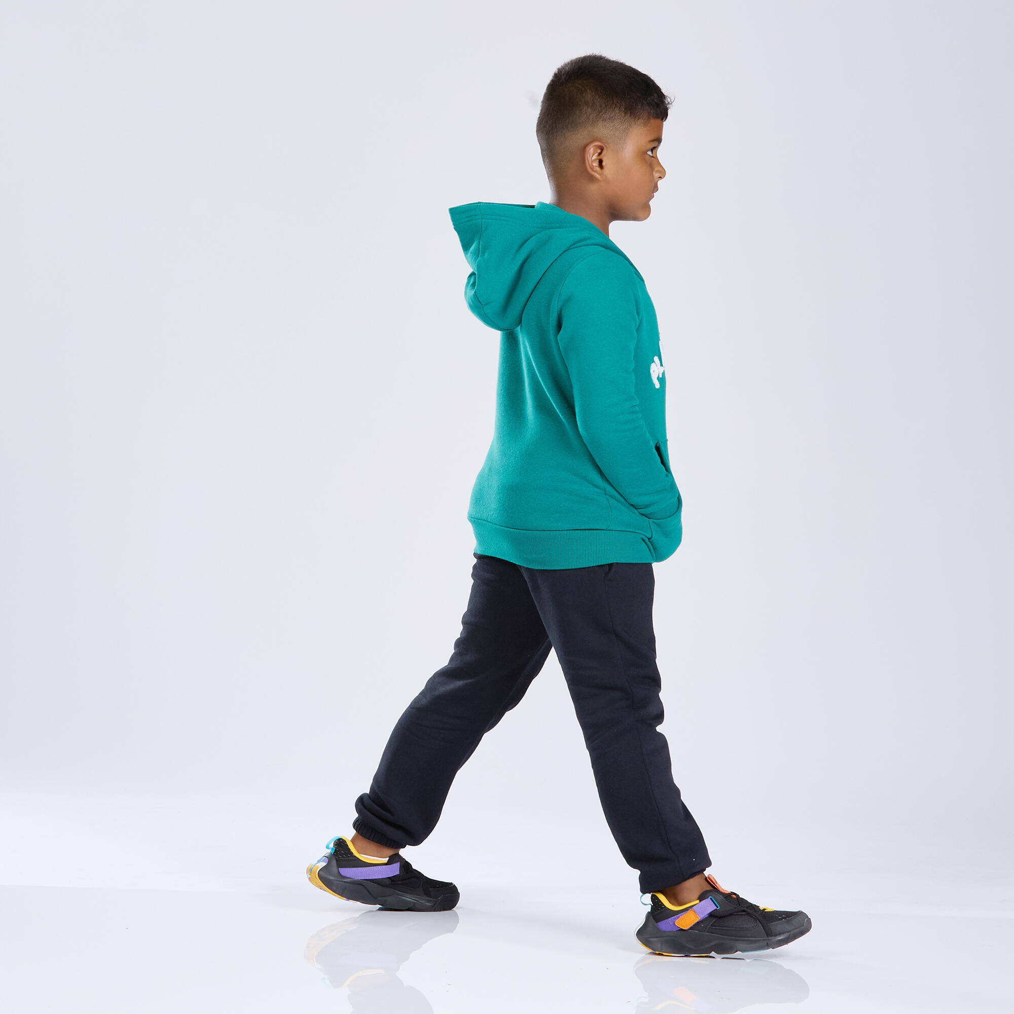 Kids' Cotton Hooded Sweatshirt -  2