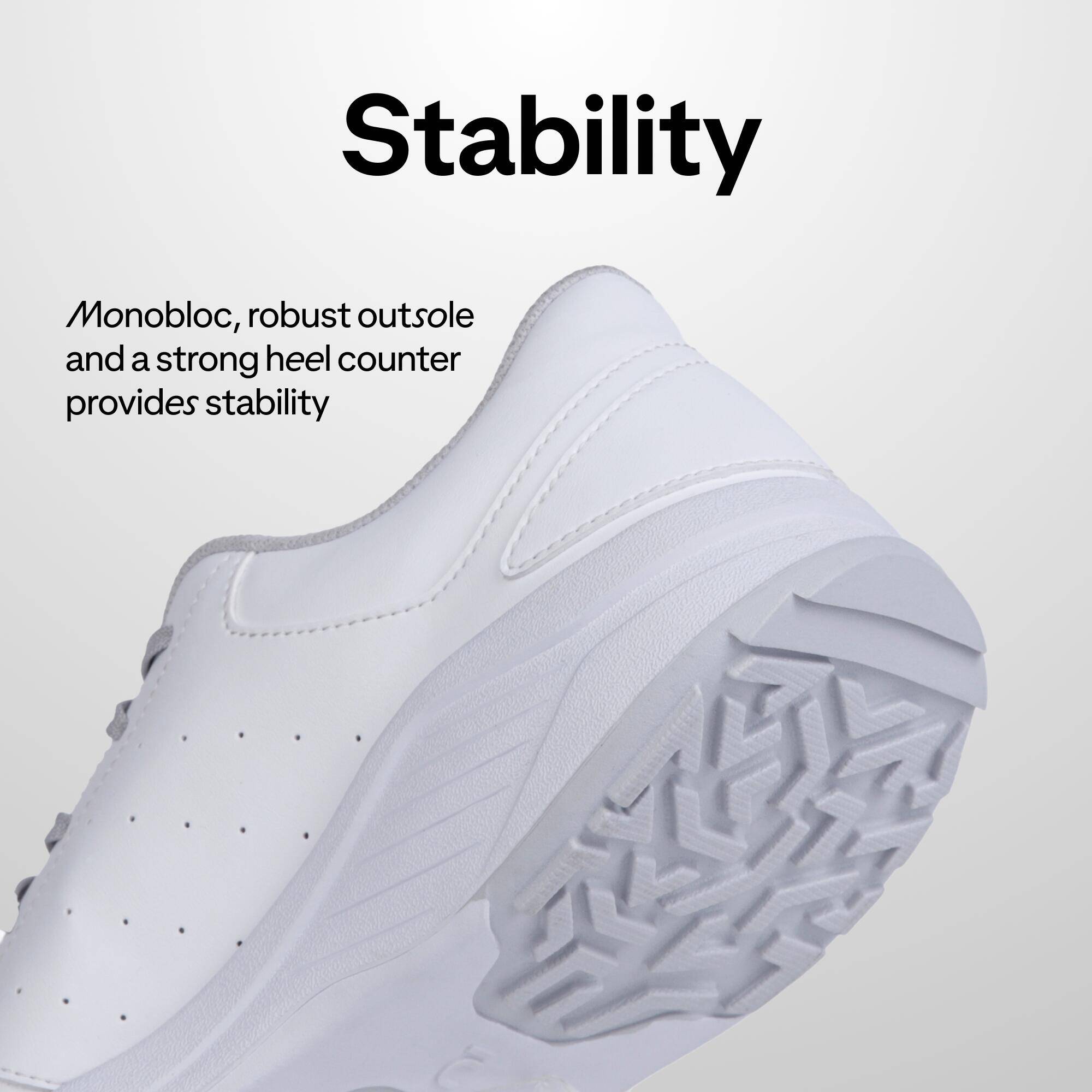 Kids Cricket Shoes CS100 - White -  3