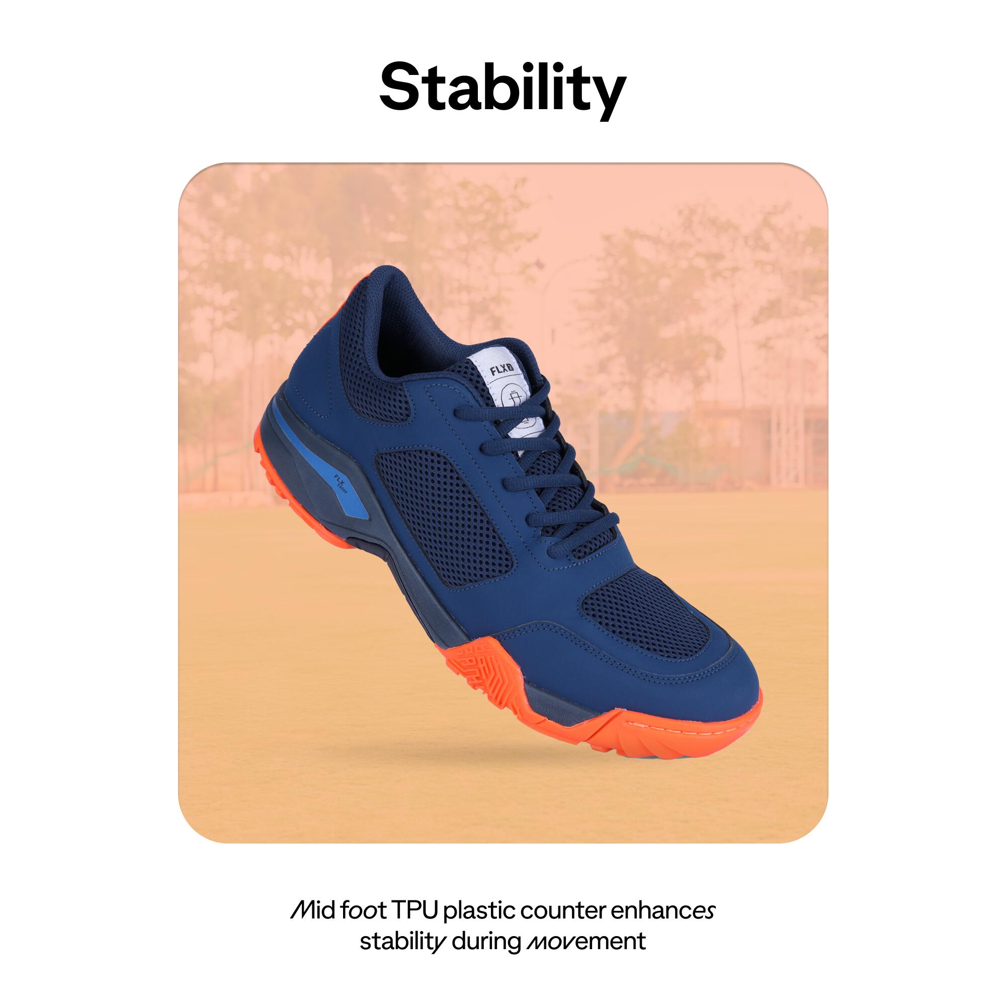 Adult Cricket Shoe CS 500 Comfortable & Flexible Blue Orange