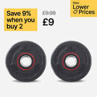 Rubber Weight Training Disc Weight 1.25 kg 28 mm