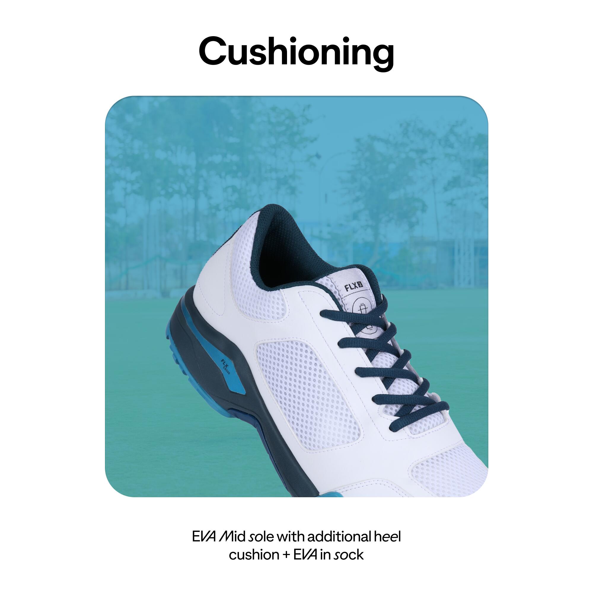 Kids Cricket Shoes CS500 - Turquoise