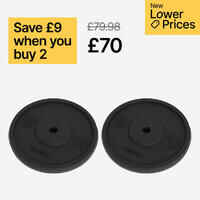Cast Iron Weight Training Disc Weight - 20 kg 28 mm