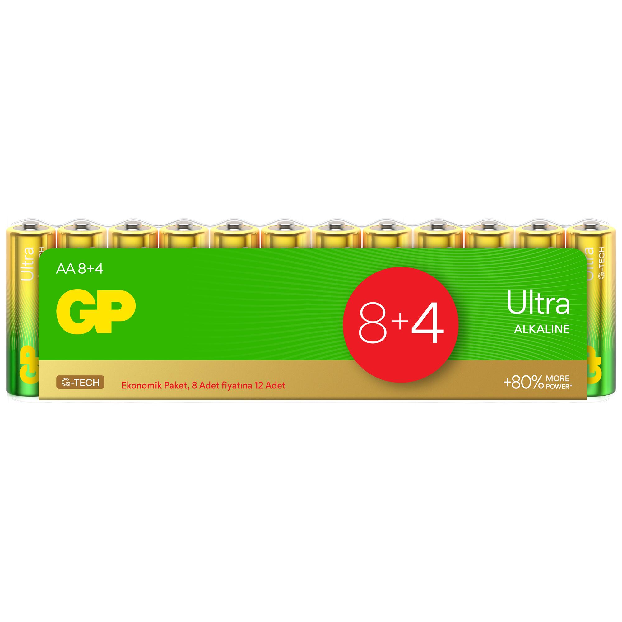 MERT ITHALAT IHRACAT GP Alkaline AA 1.5V Pil 12'li