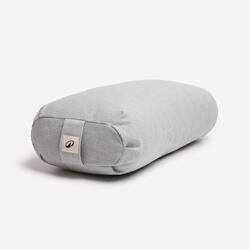 Bolster coussin plat de yoga, gris