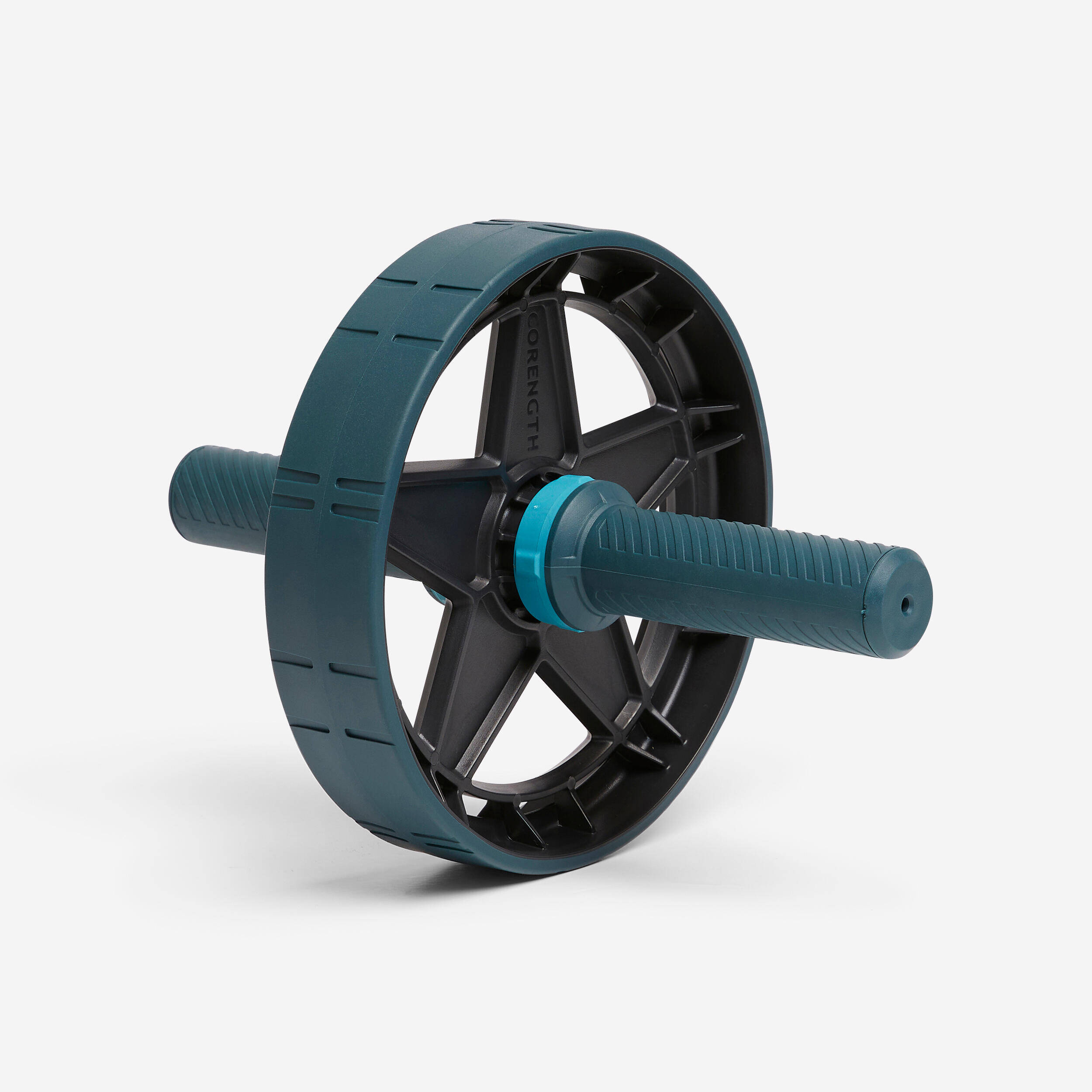 Ab Wheel Matte Finish - Teal Blue -  1
