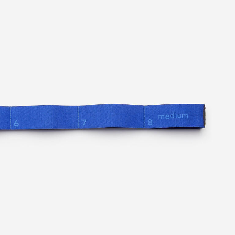 Blue Domyos medium-resistance fabric band 10kg