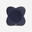 Pad de yoga pour genoux et poignets, bleu foncé