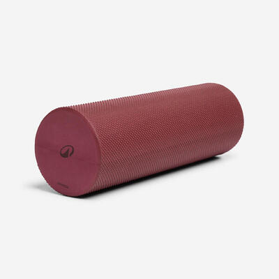 Schaumstoff-Pilatesrolle Länge 38 cm Durchmesser 13 cm Foam Roller violett