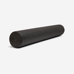 Rouleau en mousse de Pilates longueur 90 cm diamètre 15 cm, Foam roller noir