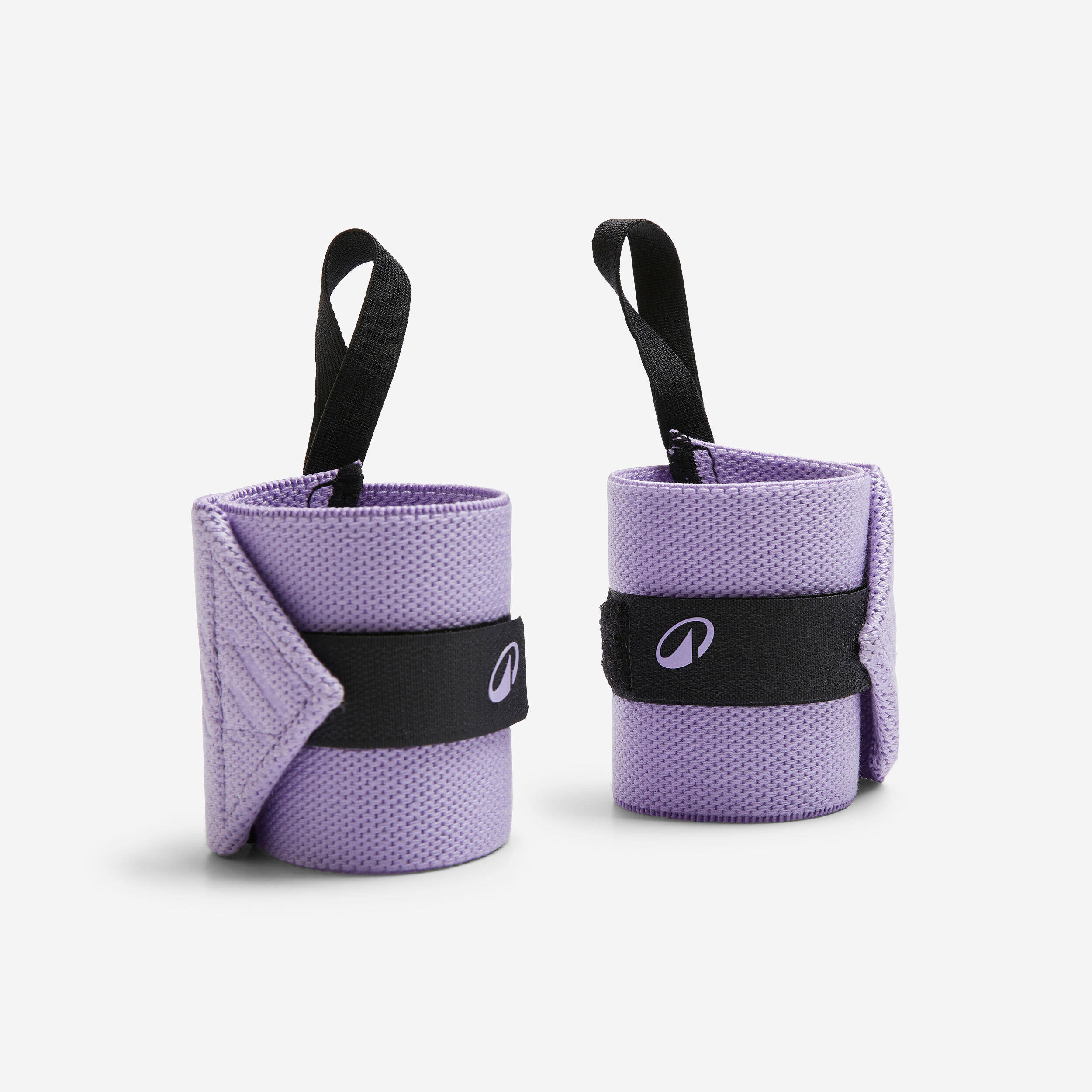 Weight Training Wrist Straps - Lavender Purple -  1