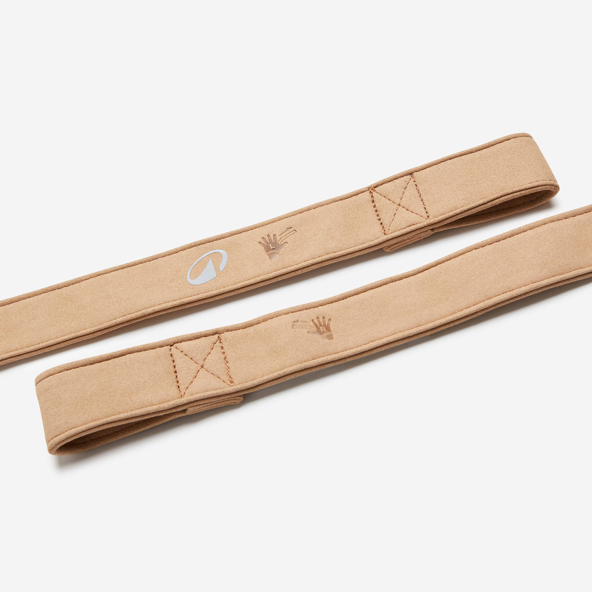 Premium Weight Training Lifting Strap - Brown -  4